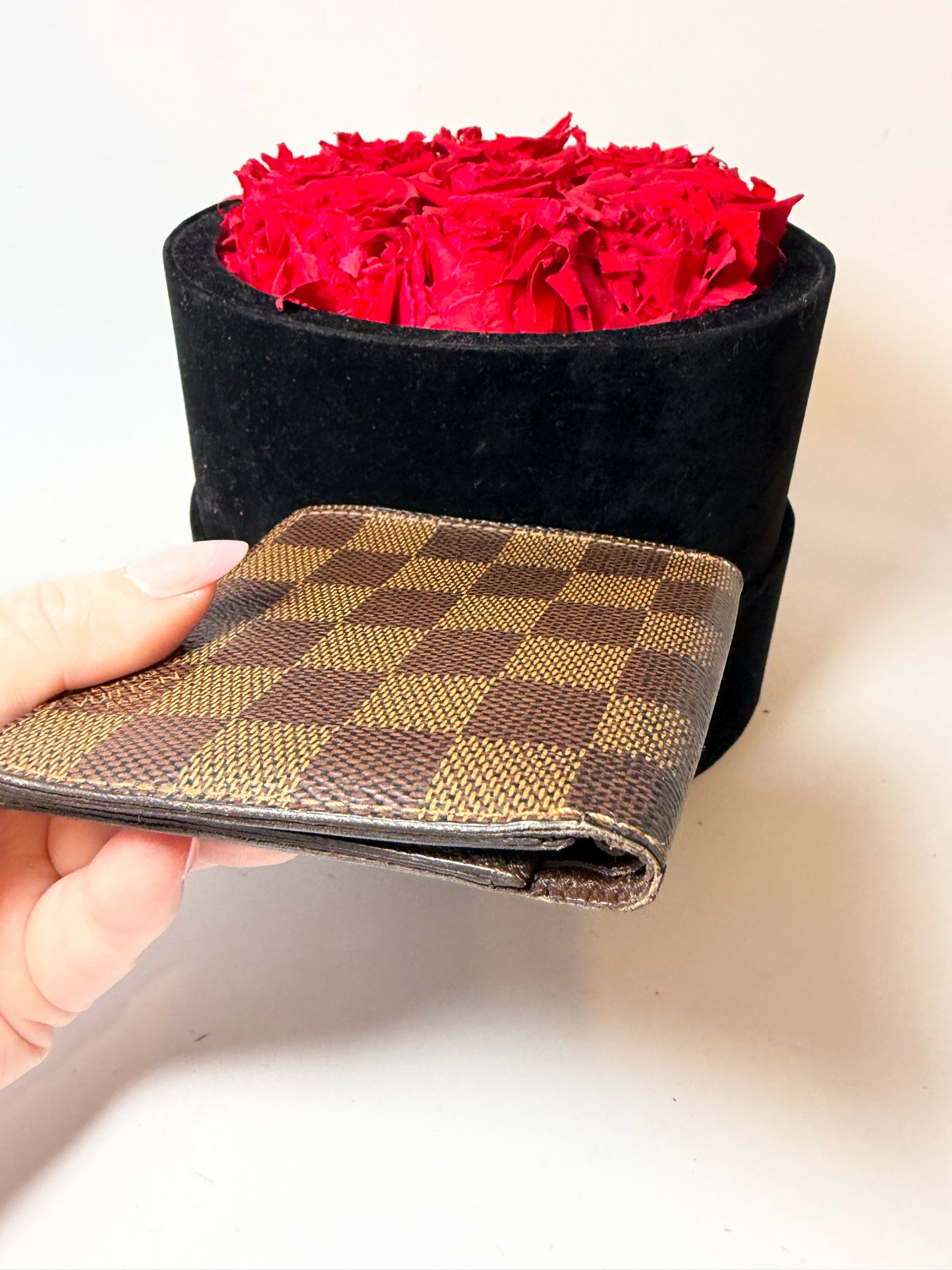 Louis Vuitton Damier Ebene Slim Men’s Bifold Wallet
