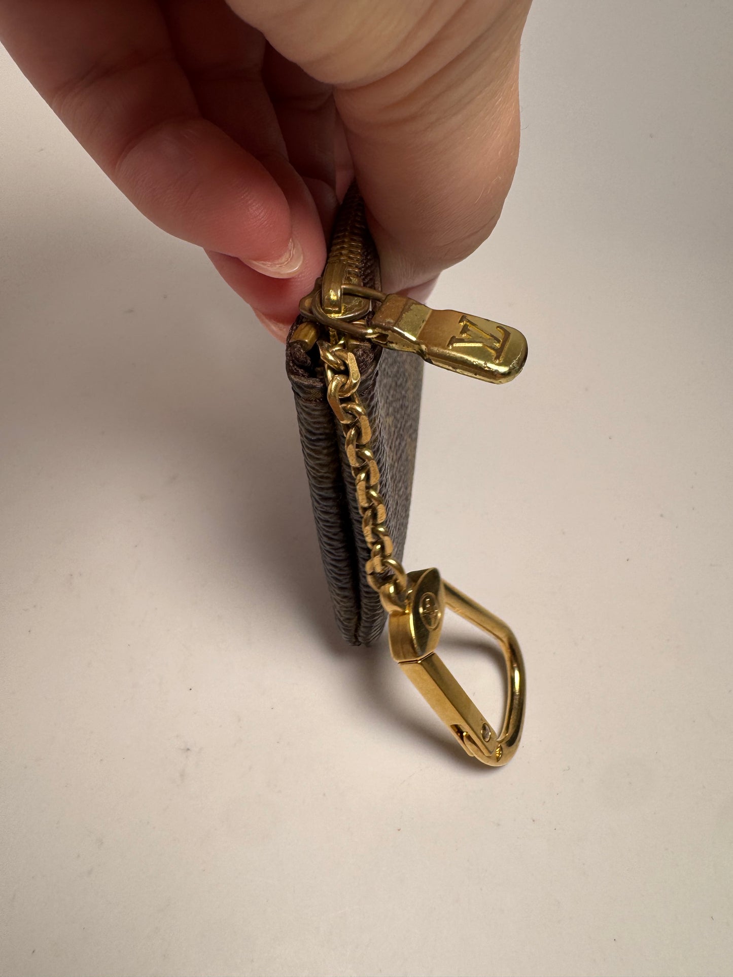 Louis Vuitton Key Cles Key Pouch Monogram Card Case | Made in Spain