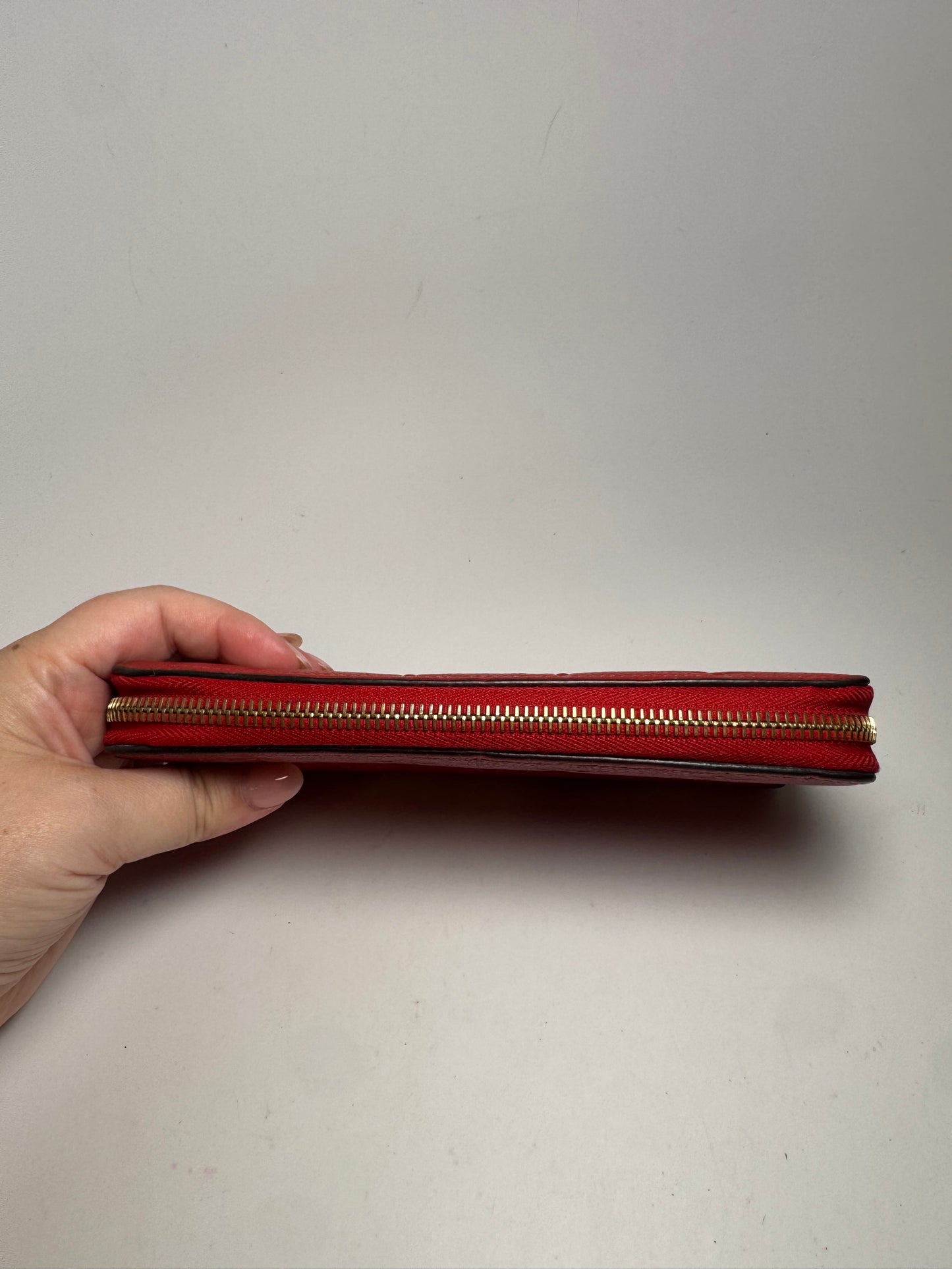Louis Vuitton Empriente Zippy Wallet Cherry Red Leather