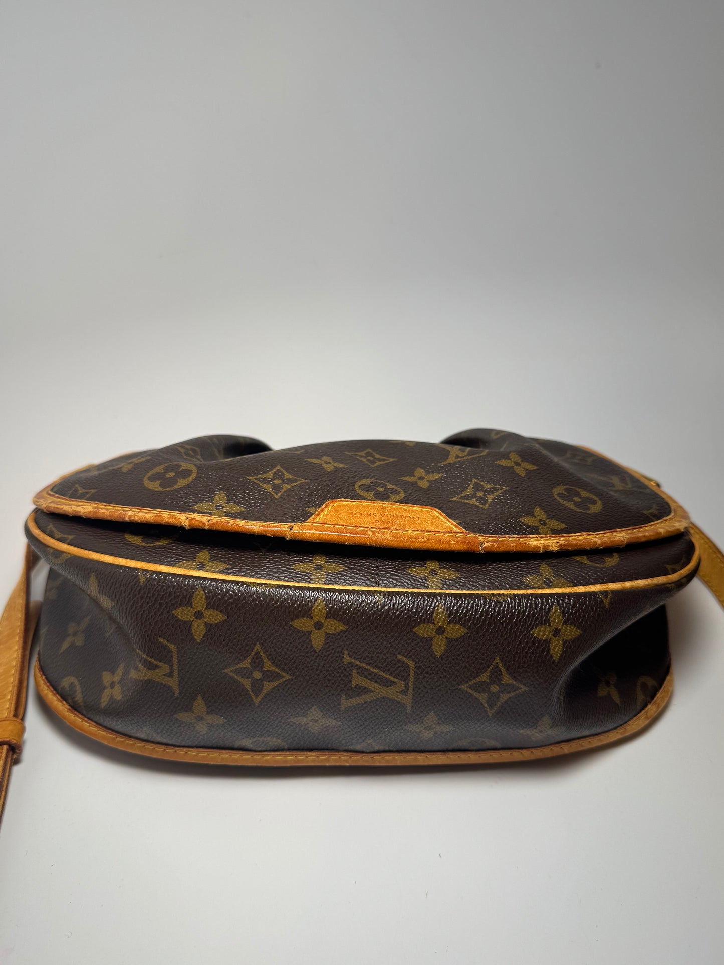 Louis Vuitton Menilmontant PM Monogram Pleated Crossbody