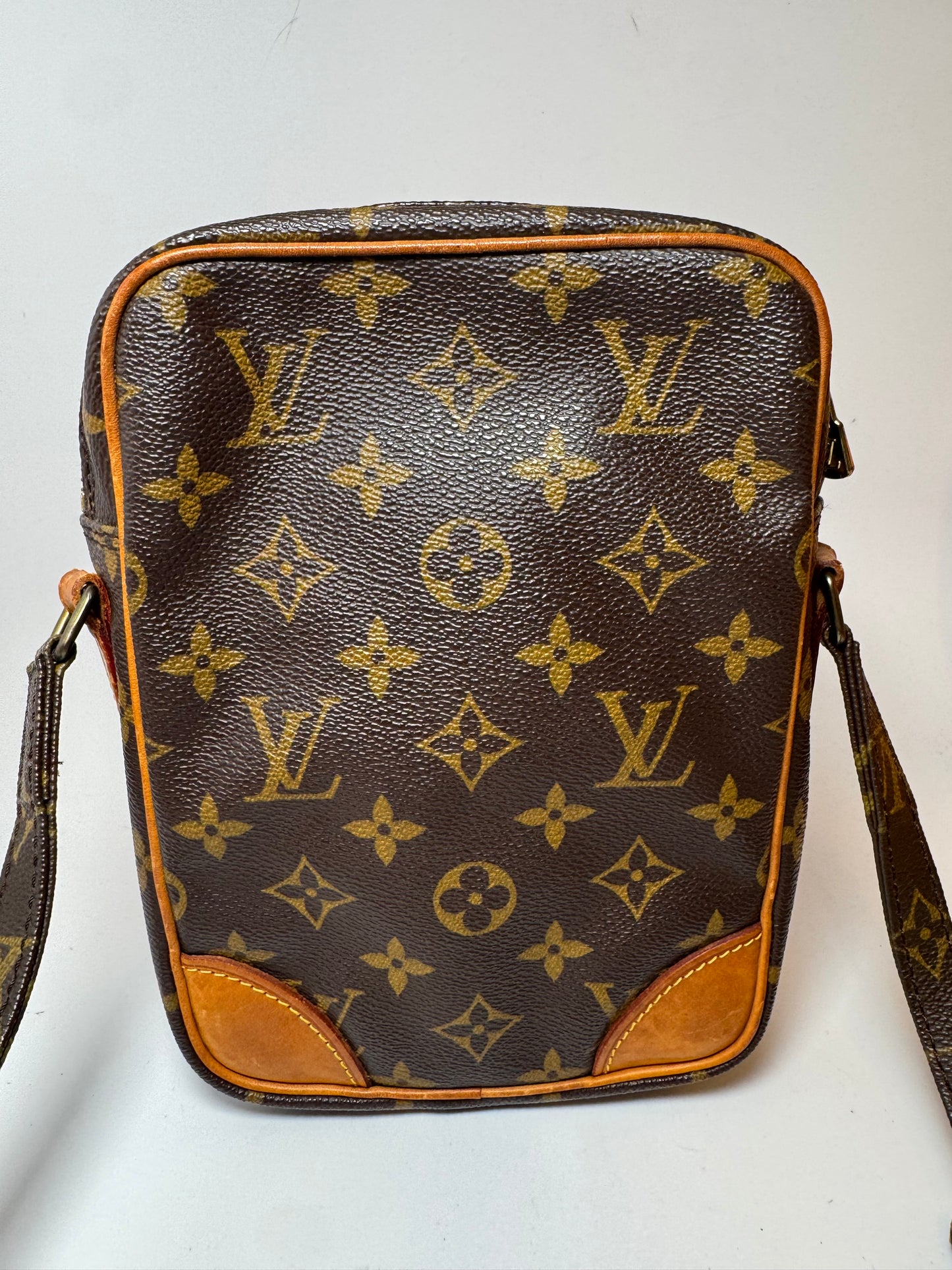 Louis Vuitton Danube Monogram Crossbody Bag – Vintage 1989, Made in France