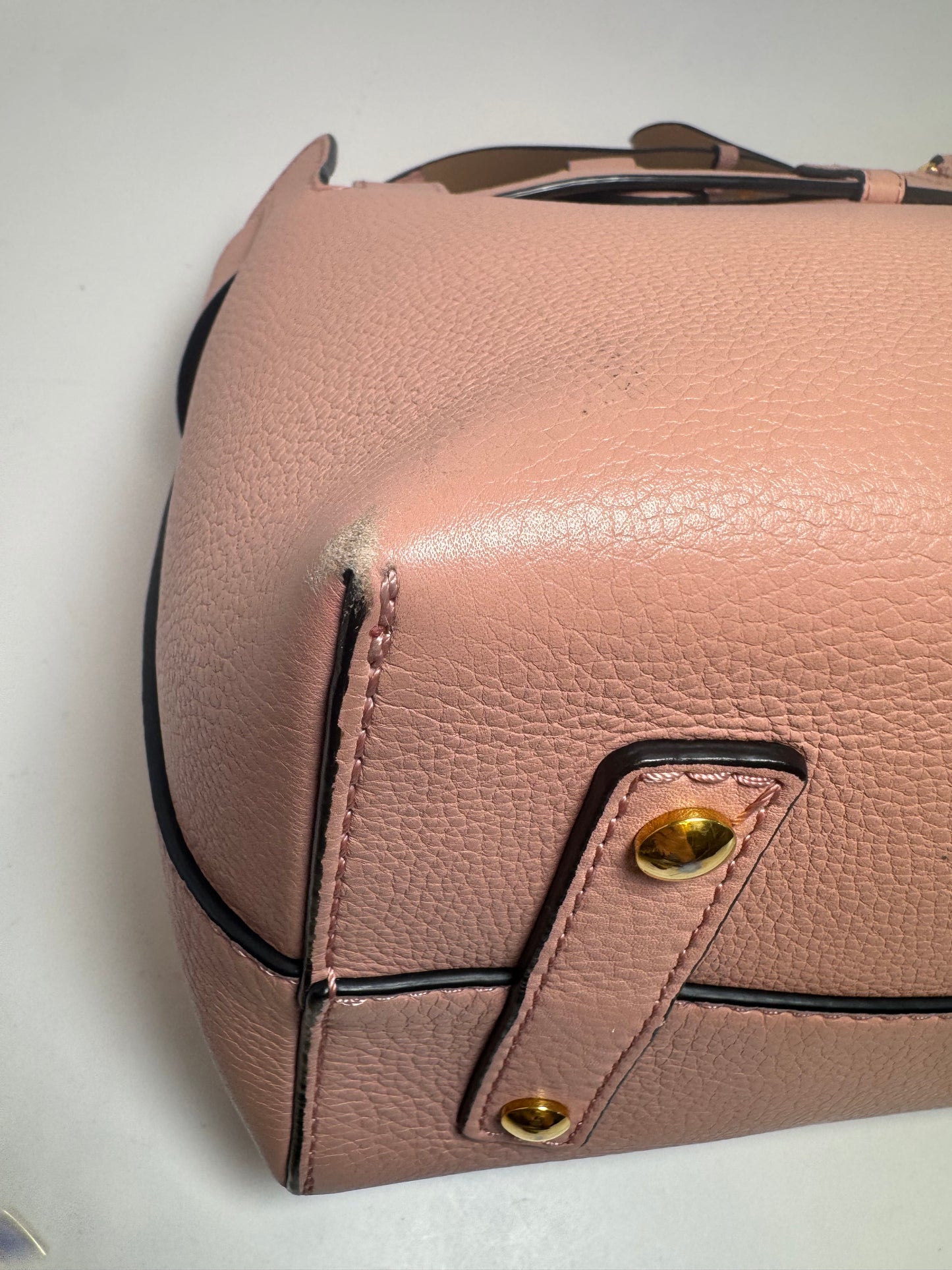 Pink Burberry Belt Bag Leather Satchel/Shoulder Bag