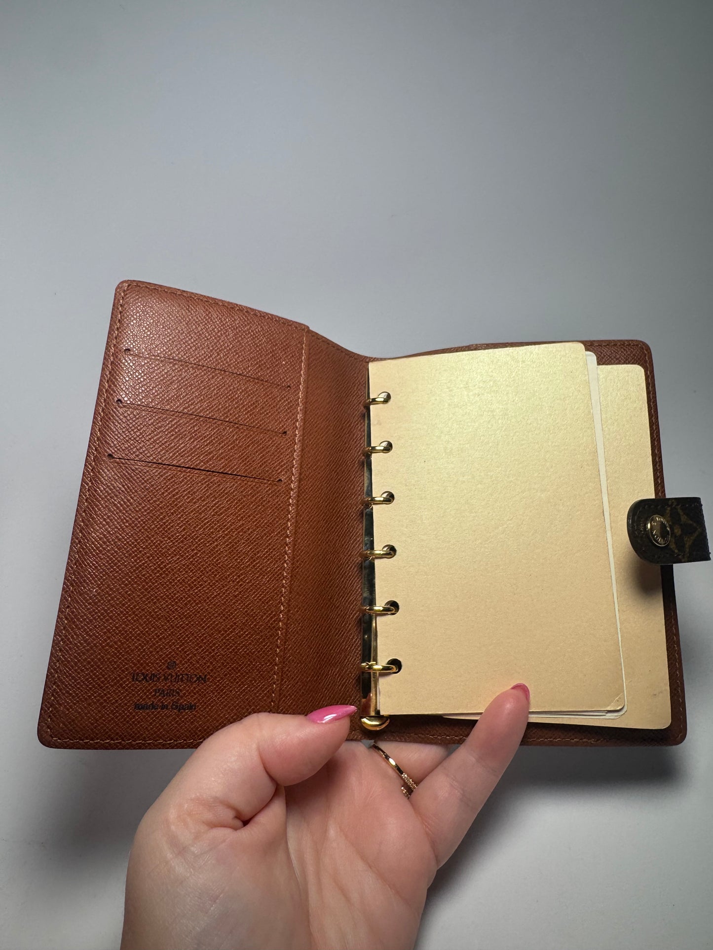 Louis Vuitton Agenda PM Planner/Passport Holder Monogram, November 1999 in Spain
