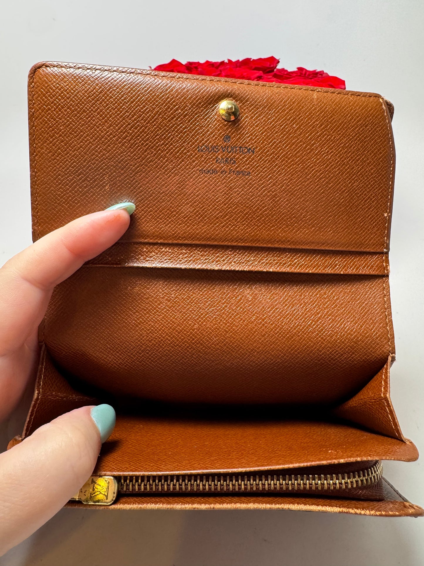 Louis Vuitton Porte Tressor Monogram Compact Wallet