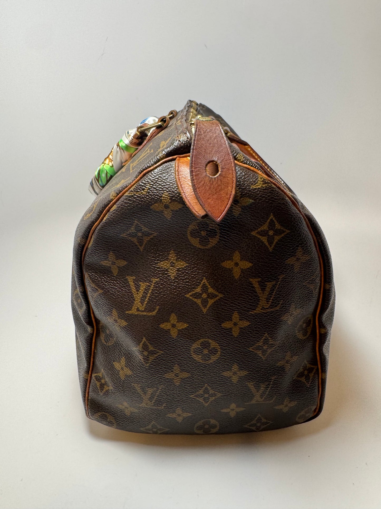 Louis Vuitton Speedy 35 Monogram Satchel Vintage Made in France