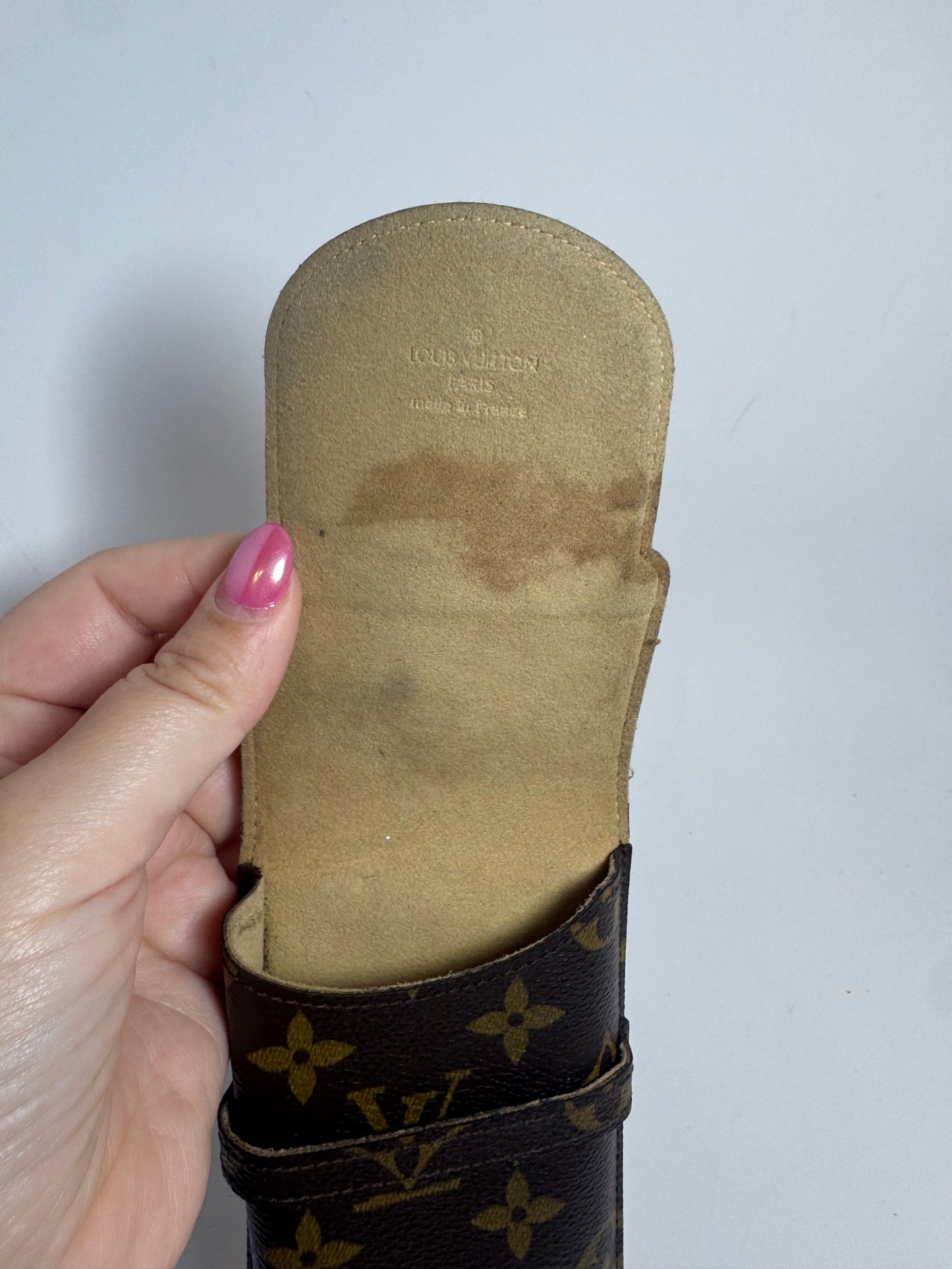 Louis Vuitton Monogram Sunglasses/Glasses Case Made in France December 2004