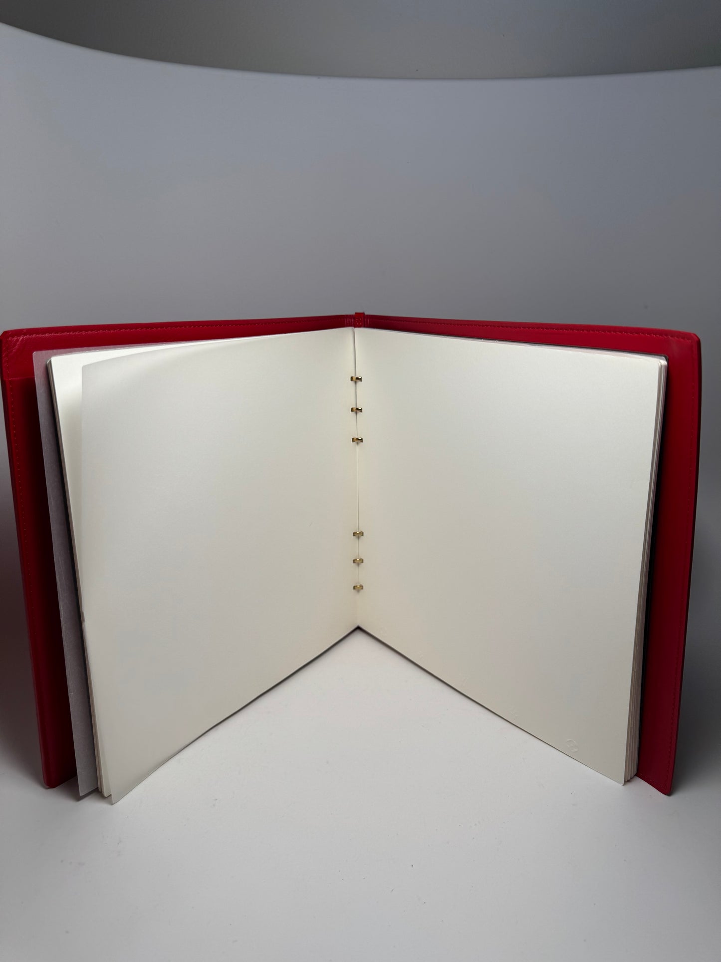 Louis Vuitton Red Monogram Patent Leather Vernis Sketchbook/Notebook with monogram pages