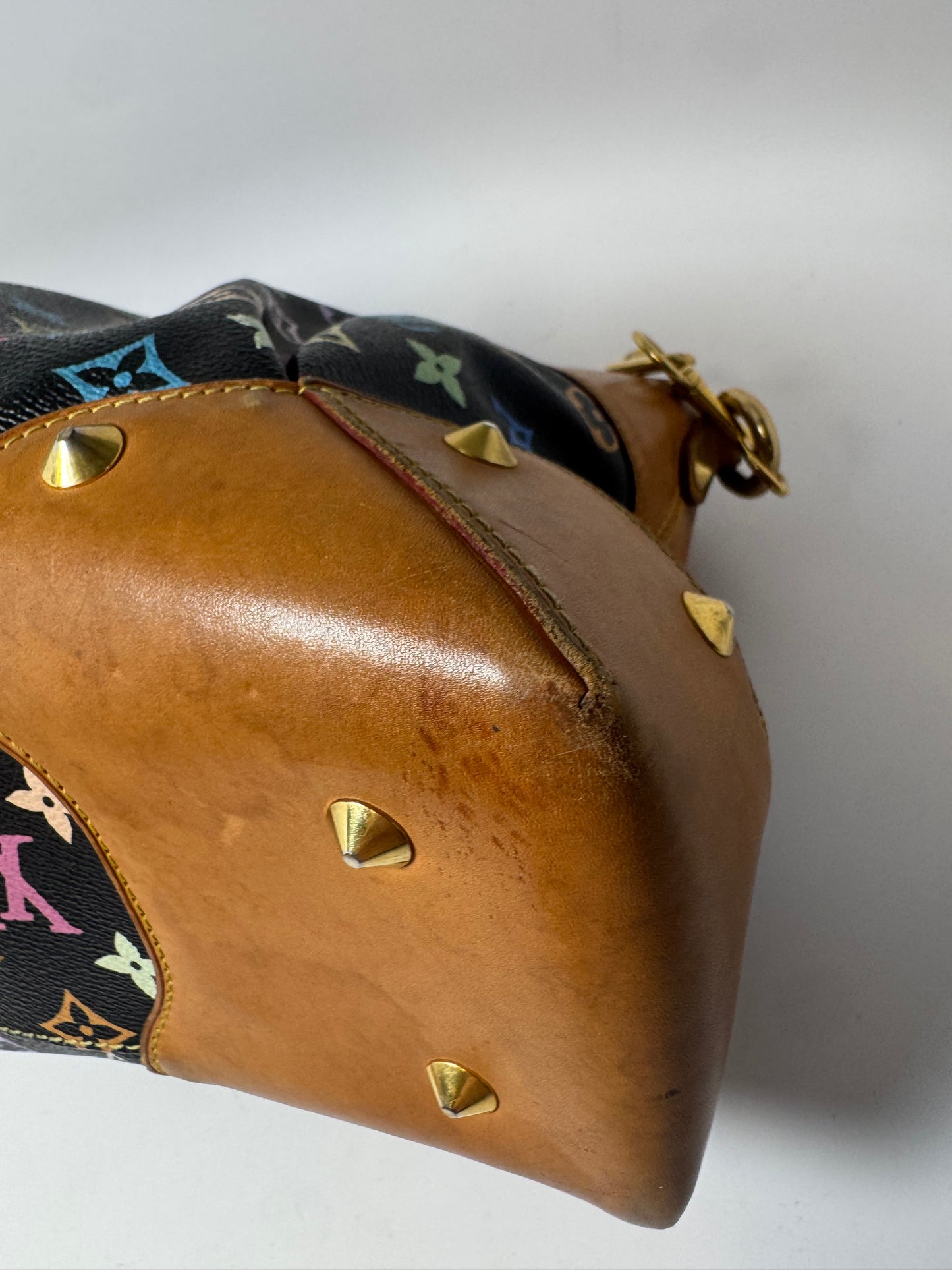 Louis Vuitton Black Multicolor Judy GM Shoulder Bag