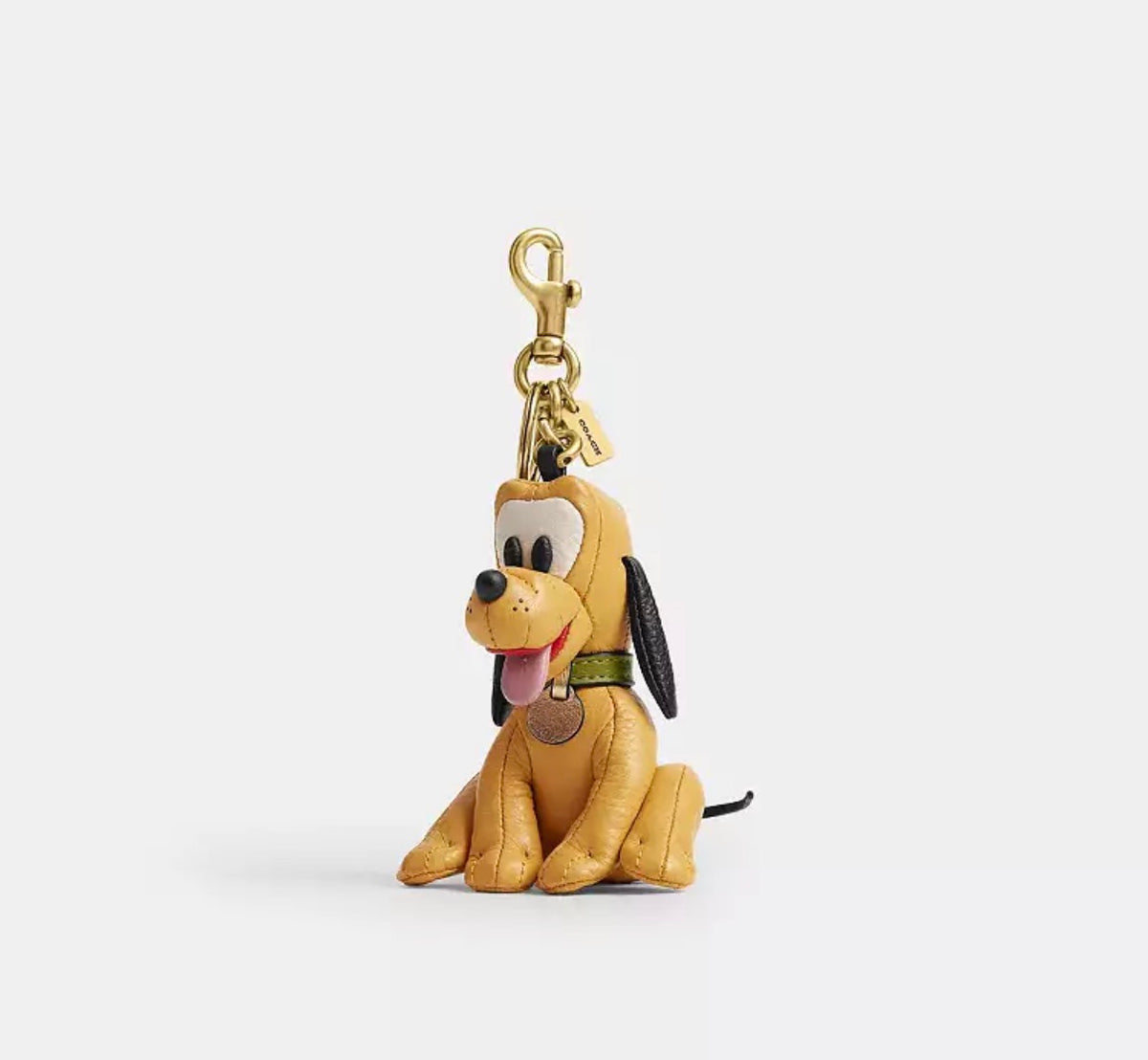 Coach x Disney Pluto Leather Bag Charm Collectible