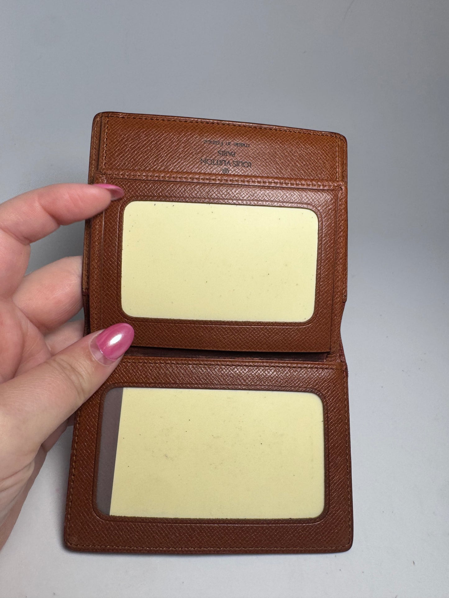 Louis Vuitton Monogram Card Case/Card Wallet Luxury Made in France