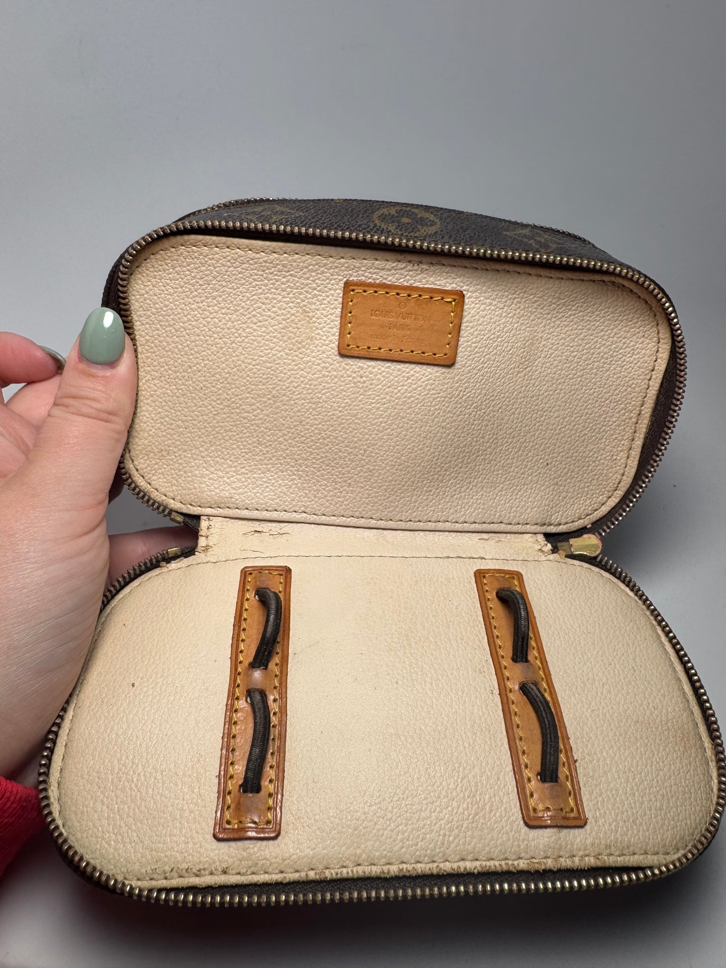 Louis Vuitton Trousse PM Monogram Canvas Toiltery Makeup Case/Pouch- July 2002