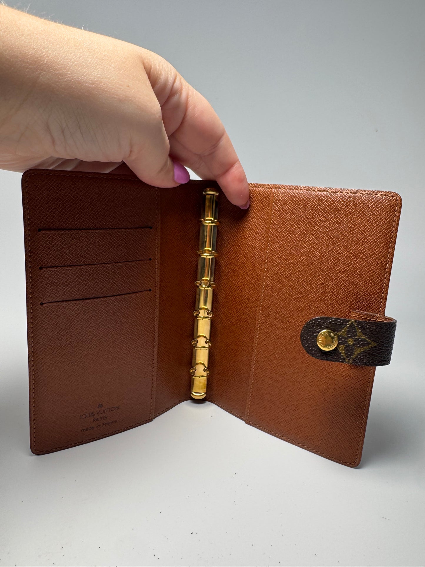 Louis Vuitton Monogram Agenda PM/Small Size Planner/Passport Holder-France October 1999