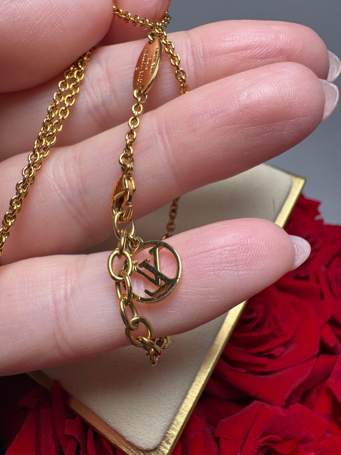 Louis Vuitton Crystal Iconic Pendant Necklace