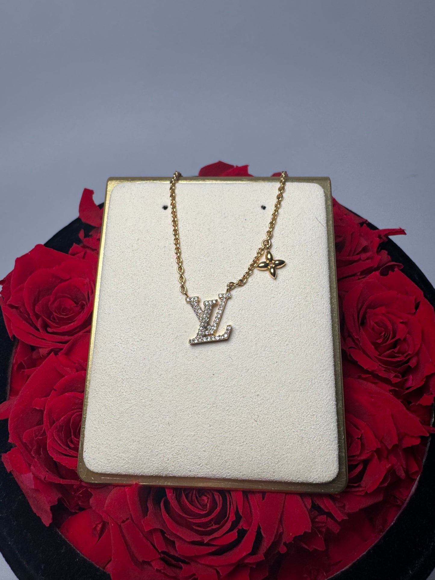 Louis Vuitton Crystal Iconic Pendant Necklace