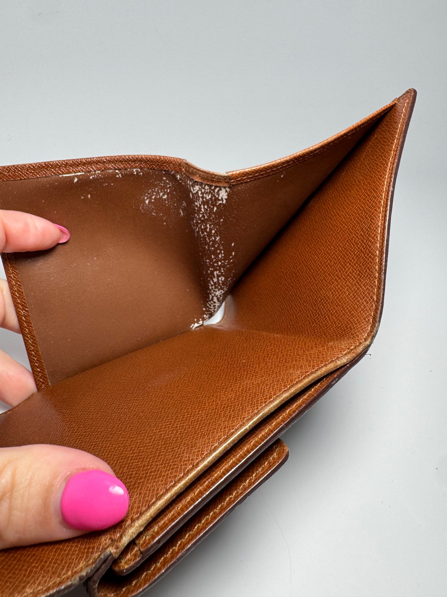 Louis Vuitton Portefeuille Elise Bifold Compact Monogram Wallet- Vintage September 1995 in France