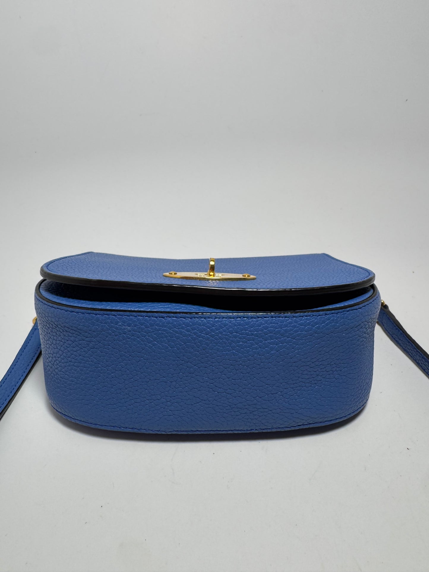 Mulberry Small Darley Satchel Blue Crossbody in Small Classic Grain Leather
