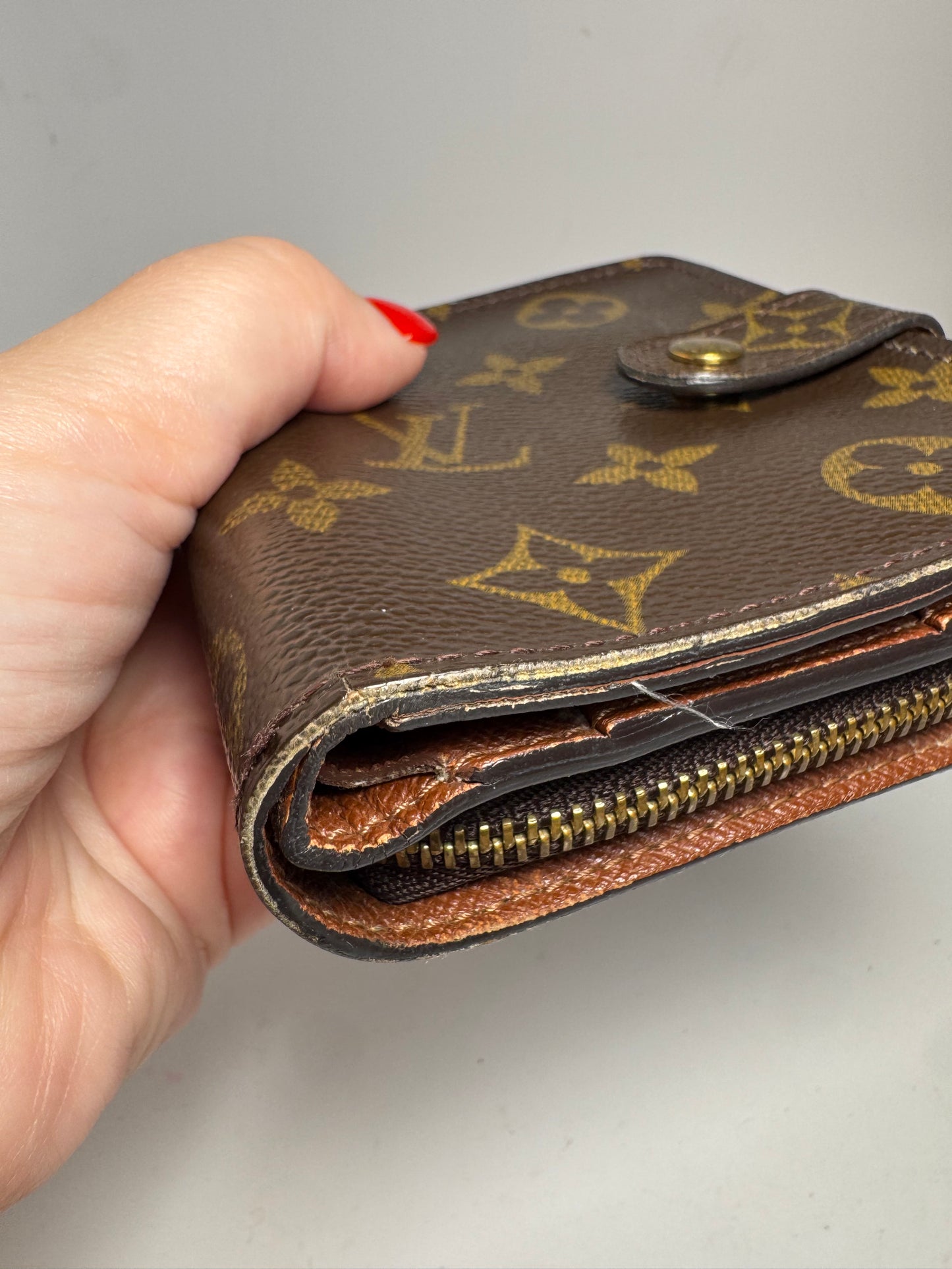 Louis Vuitton Monogram Zippy Compact Wallet
