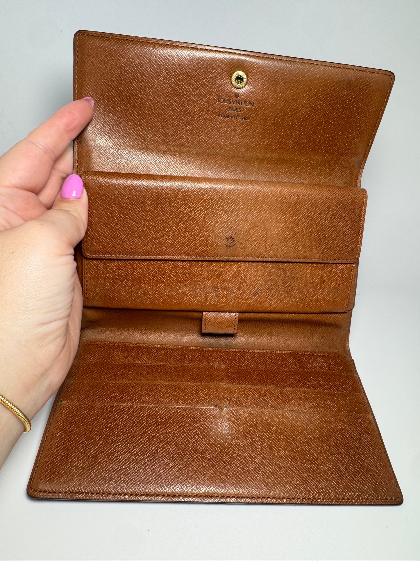 Louis Vuitton Sarah Monogram Wallet on Chain- Vintage 1994 March in France