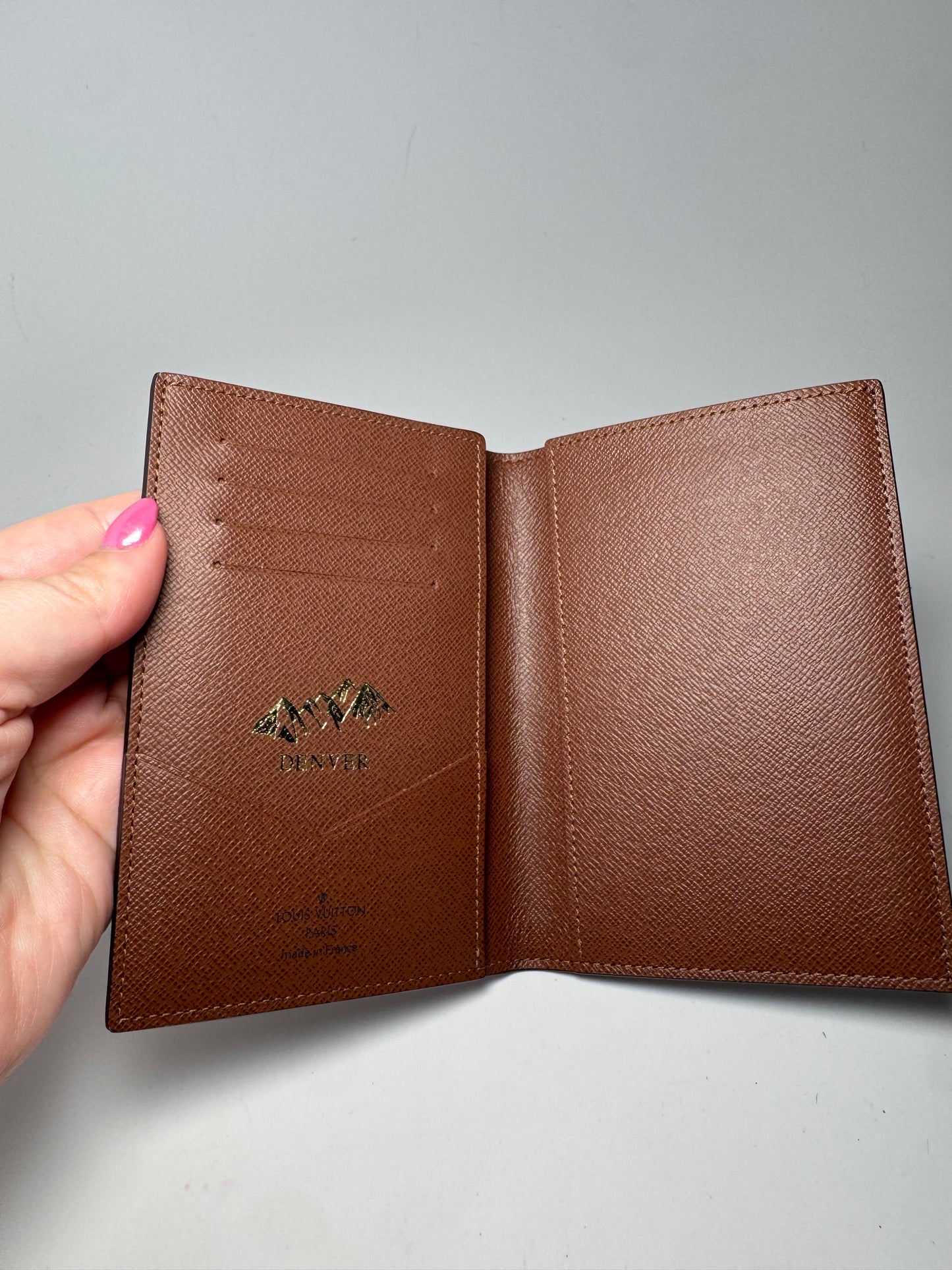Louis Vuitton Passport Cover Monogram- Microchipped