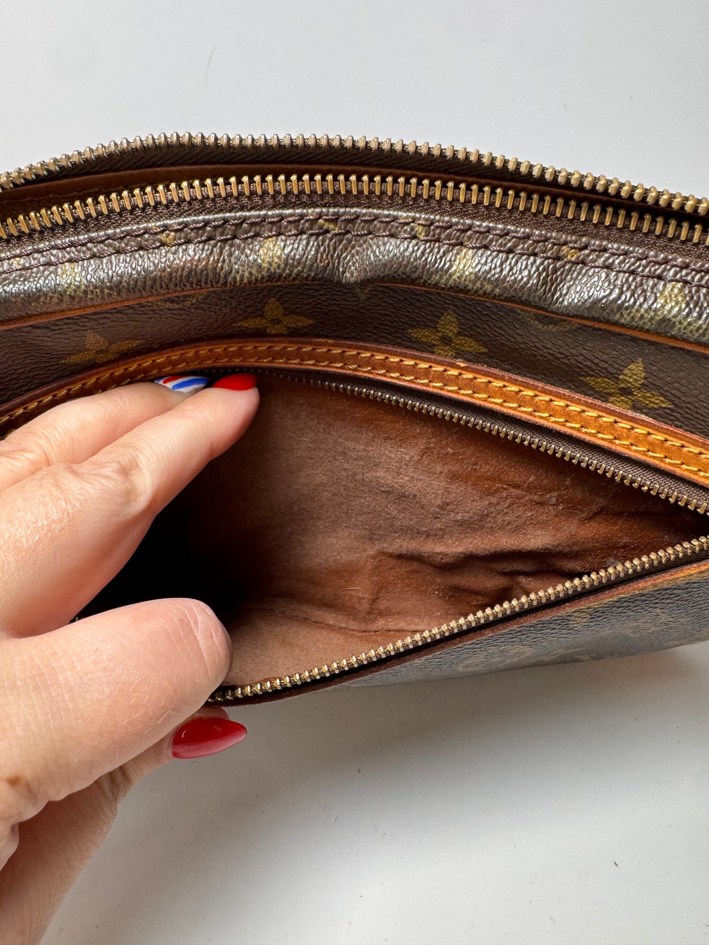 Louis Vuitton Marly Draggone Clutch/Wristlet in Monogram