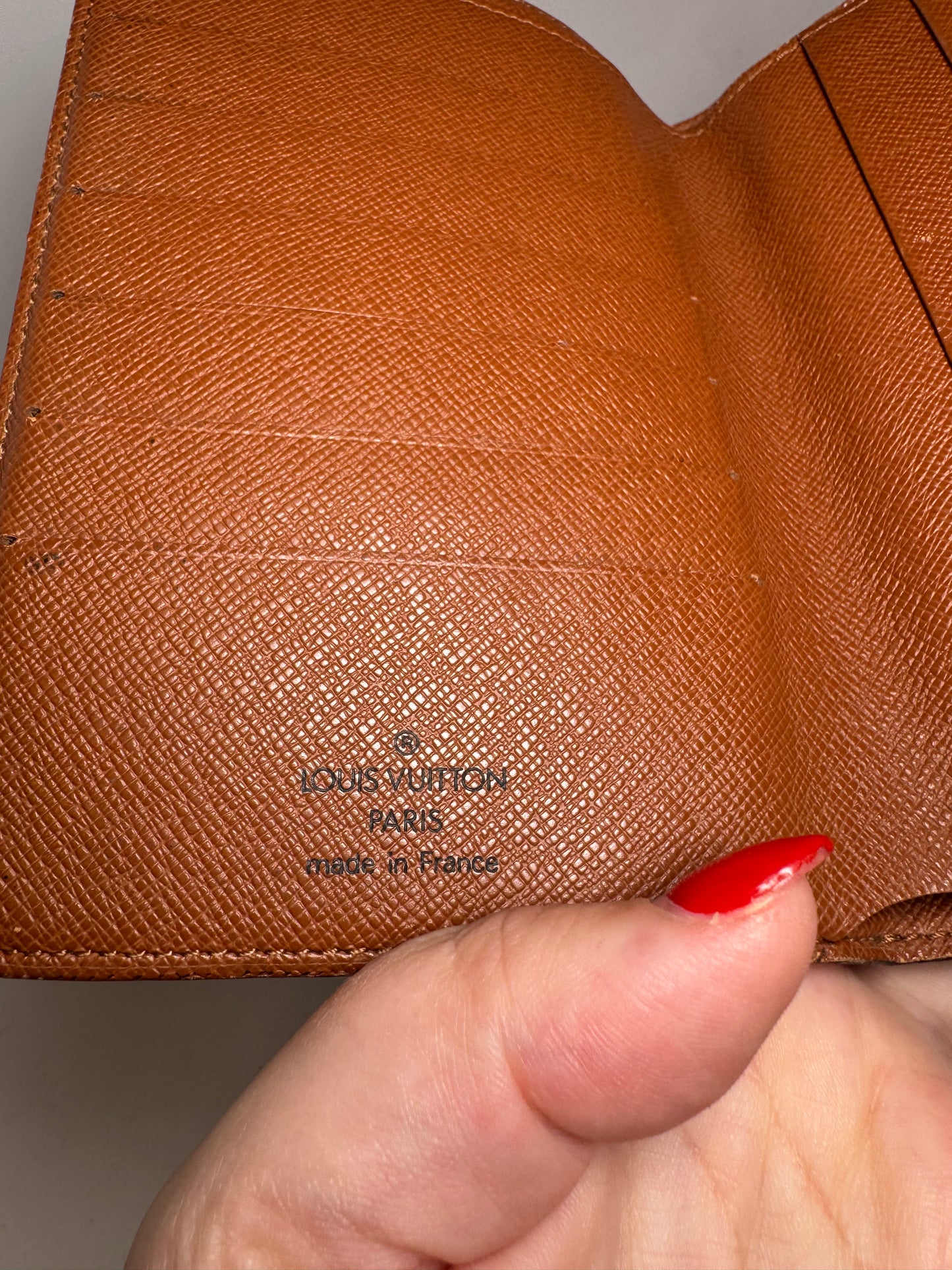 Louis Vuitton Monogram Porte Papier Passport Wallet/Passport Holder February 1999
