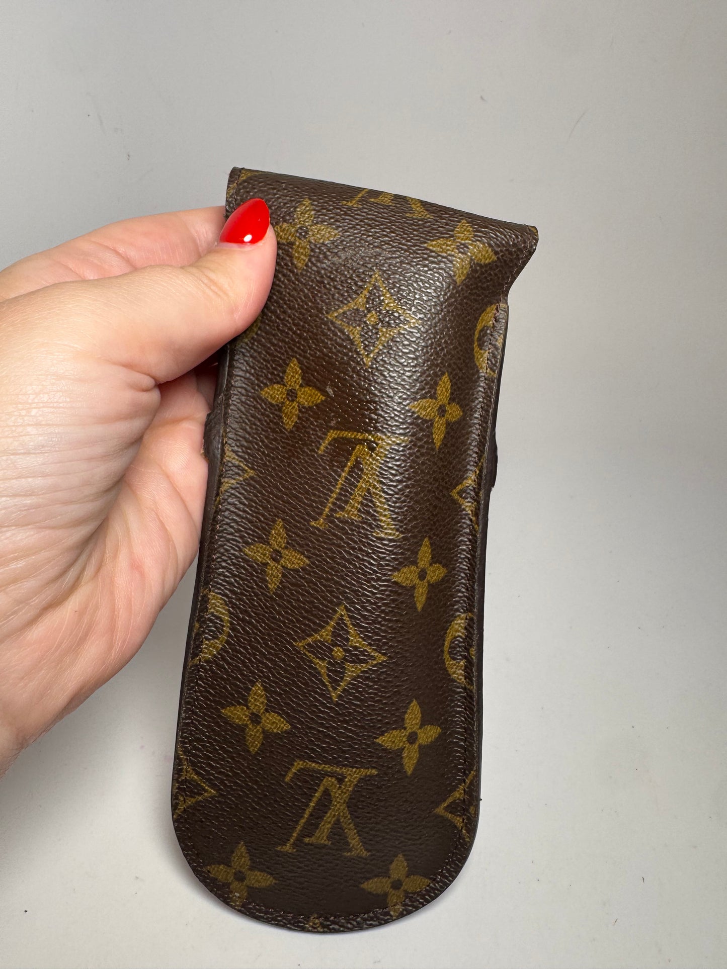 Louis Vuitton Monogram Sunglasses Case Made in March 2001 in France