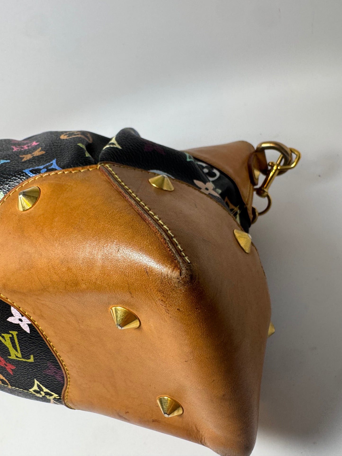 Louis Vuitton Black Multicolor Judy GM Shoulder Bag