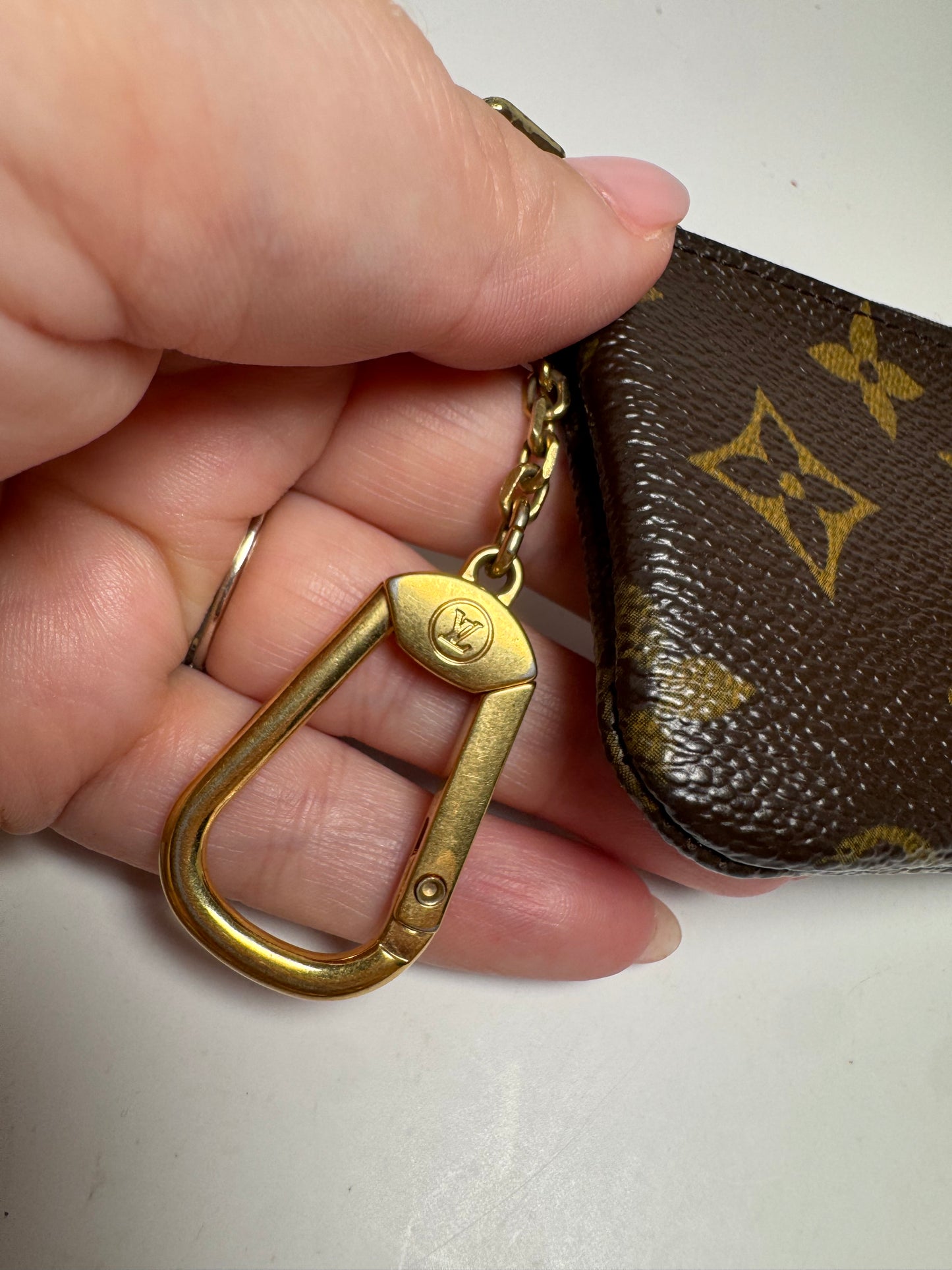 Louis Vuitton Key Cles Key Pouch Monogram Card Case | Made in Spain