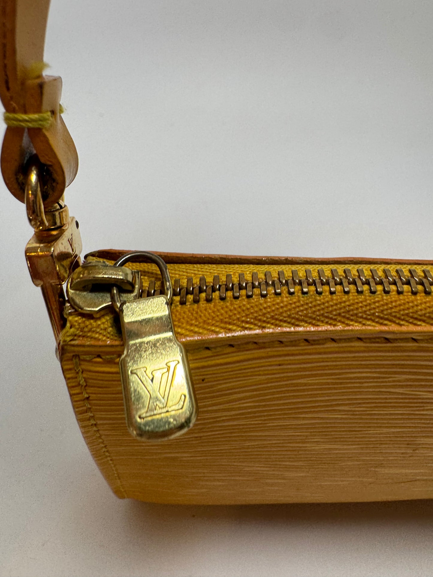 Louis Vuitton Yellow Epi Leather Pochette