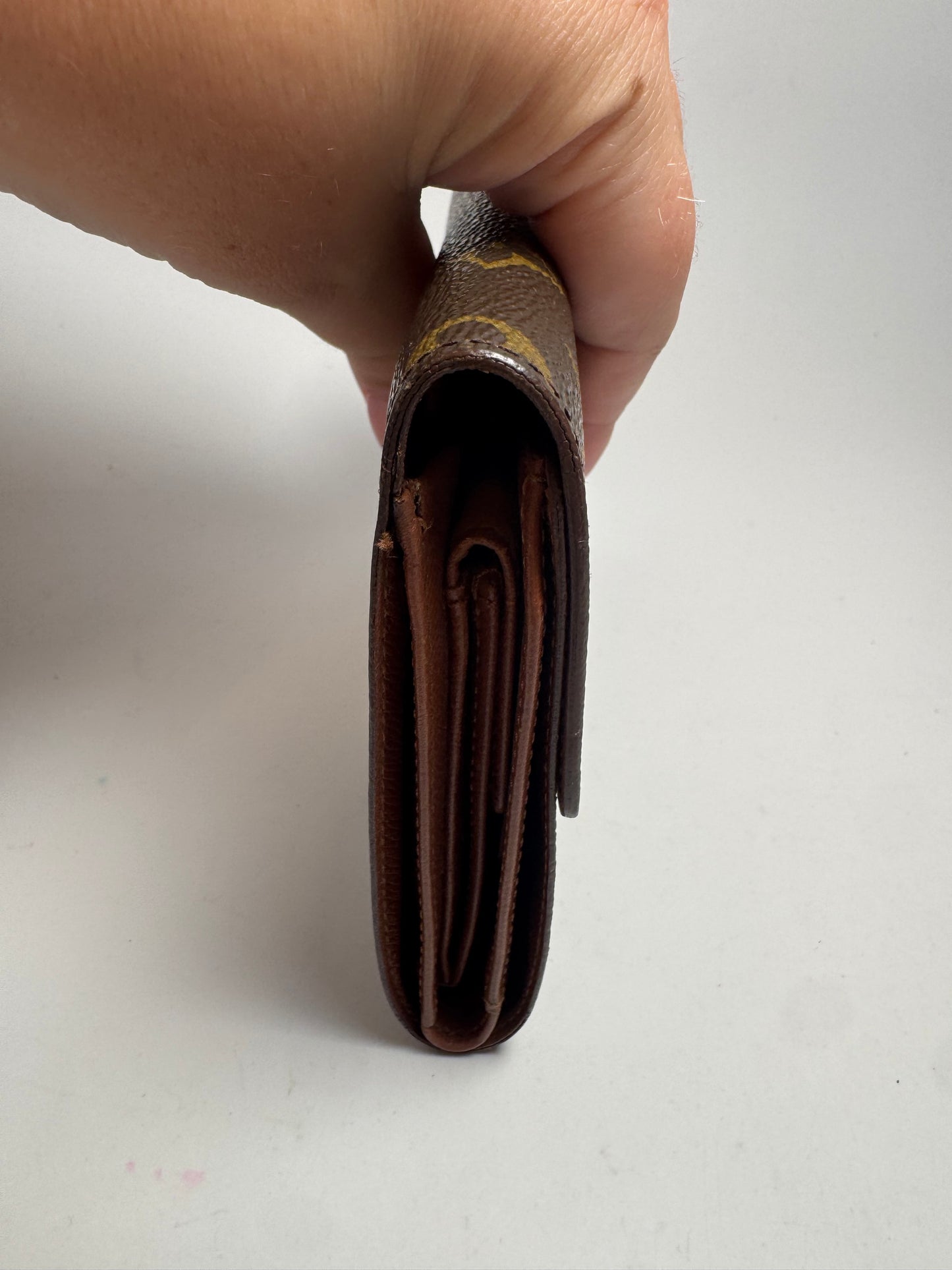 Louis Vuitton Porte Tressor Etui Monogram Wallet/Passport Holder