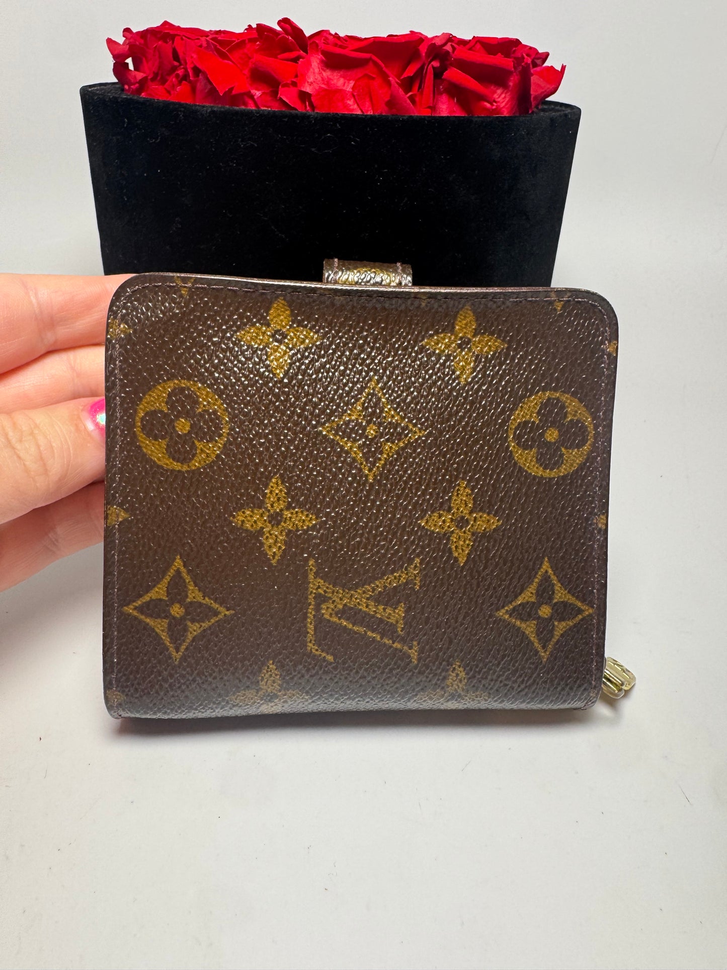 Louis Vuitton Monogram Zippy Compact Wallet