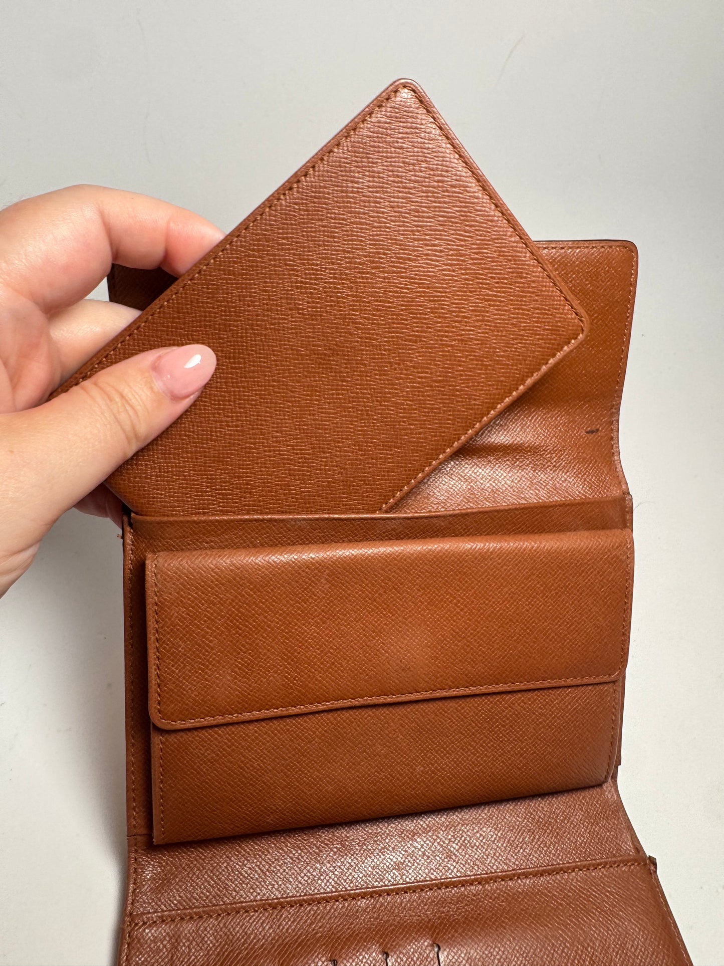 Louis Vuitton Porte Tressor Etui Monogram Wallet/Passport Holder