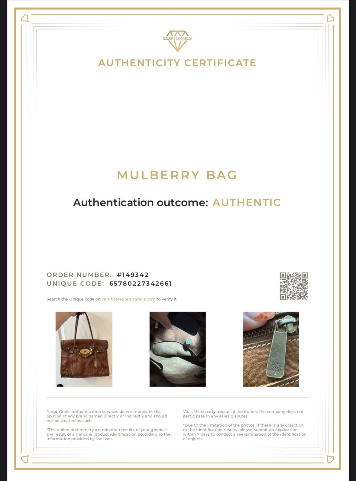 Mulberry Bayswater Satchel in Tooled Oak
