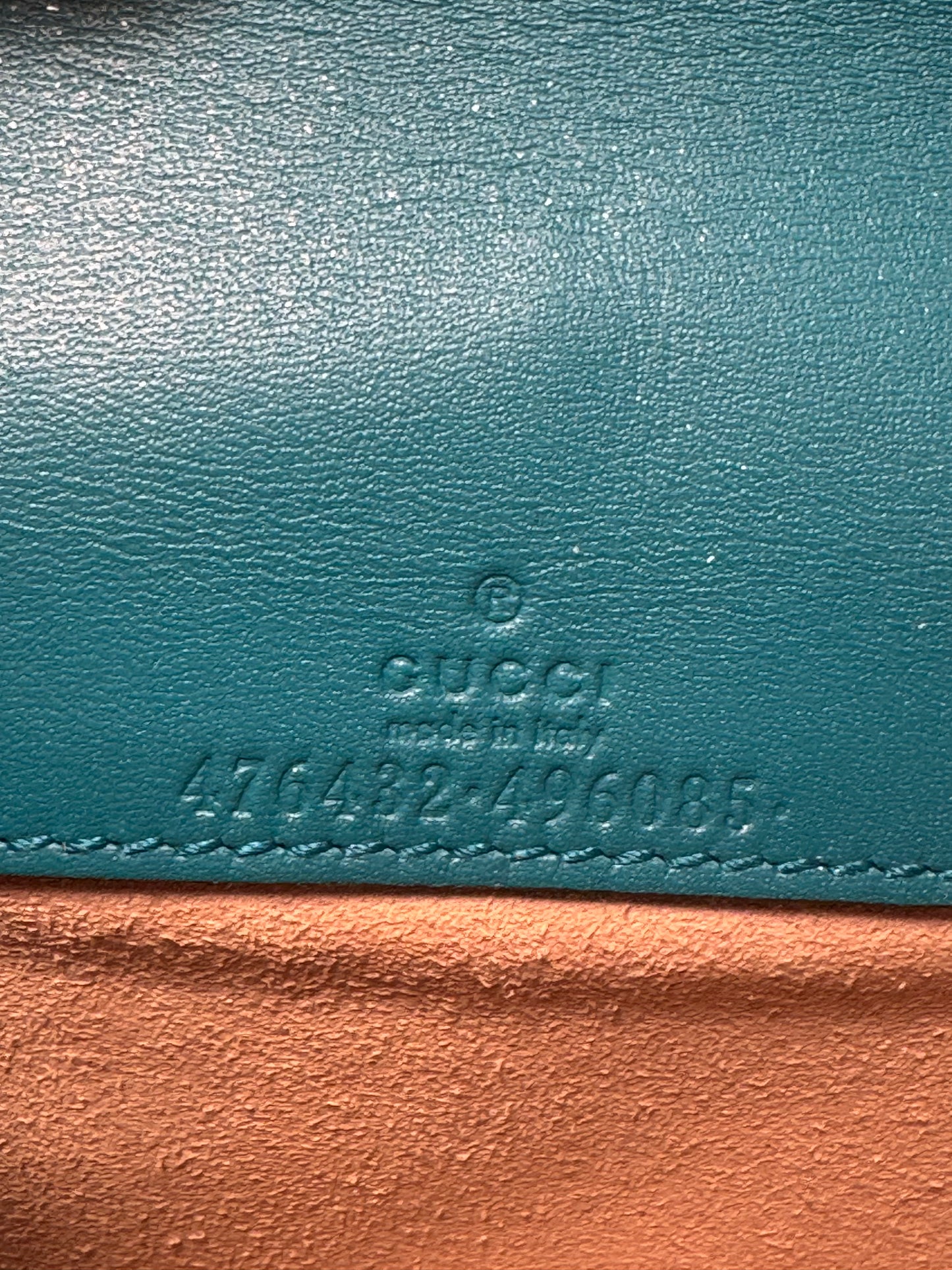 Gucci Velvet Super Mini Dionysus Shoulder Bag Pavone Cyan