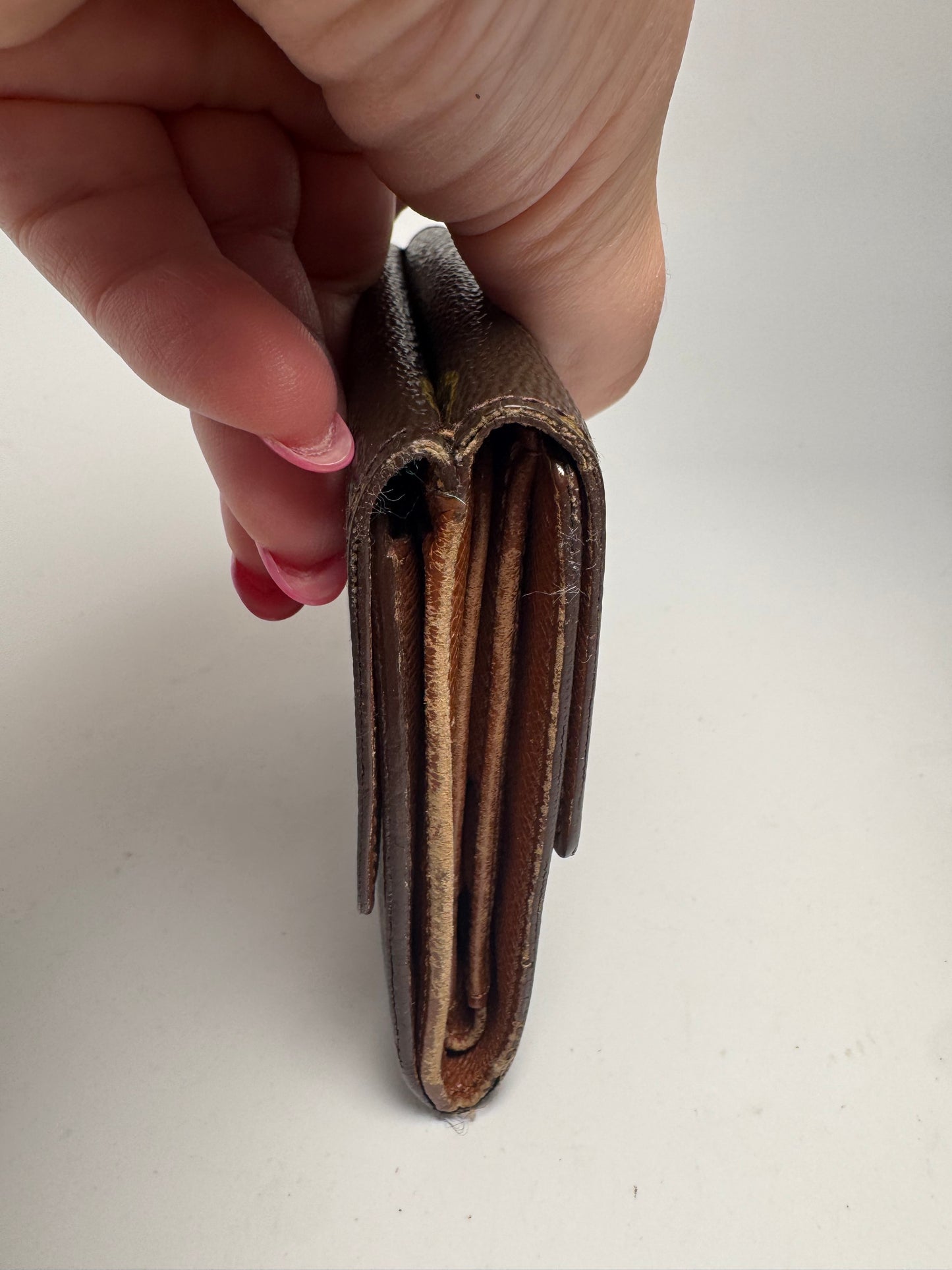 Louis Vuitton Elise Monogram Trifold Wallet Made in France