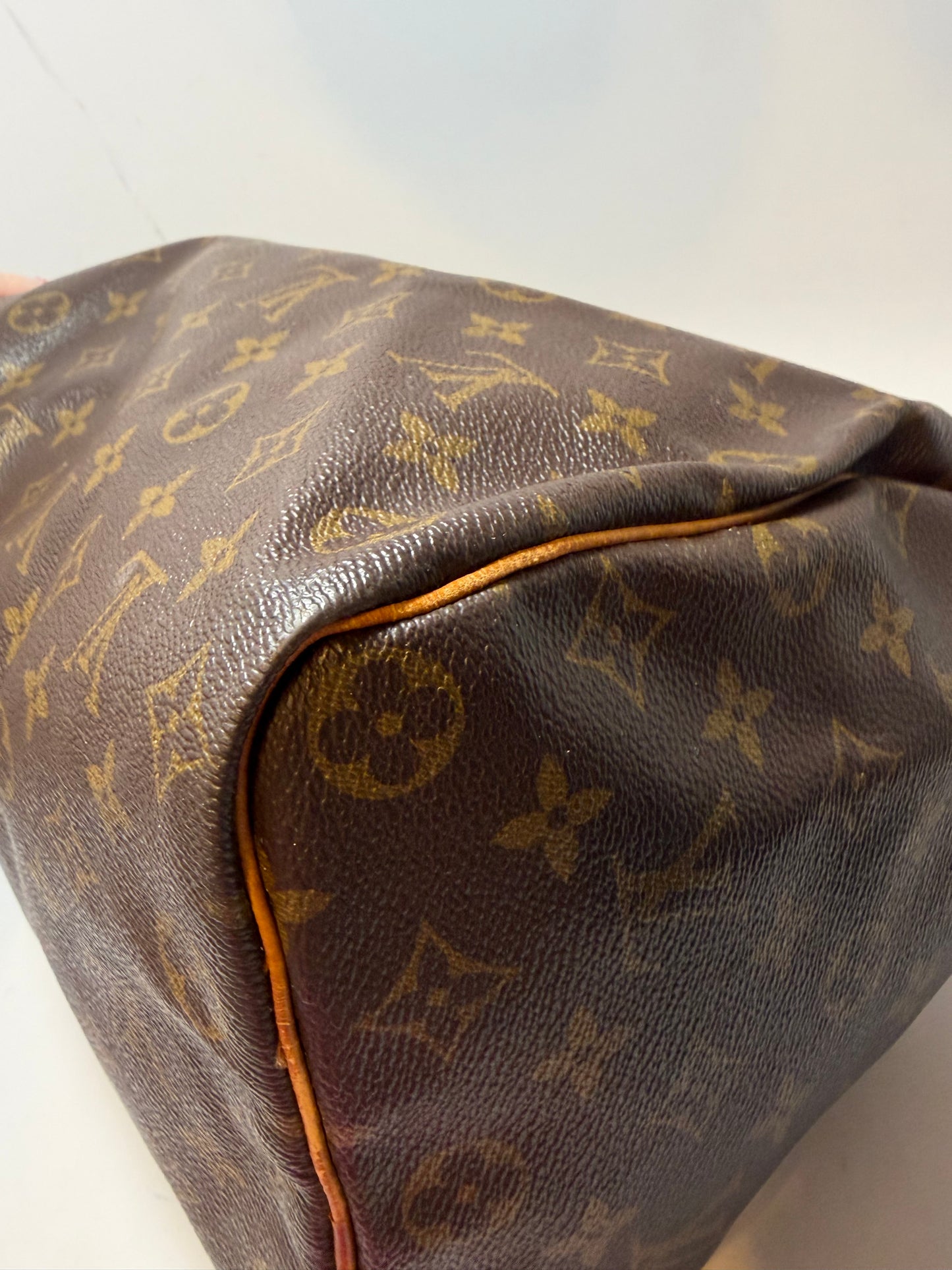 Louis Vuitton Speedy 35 Monogram, made in France Sept. 1994