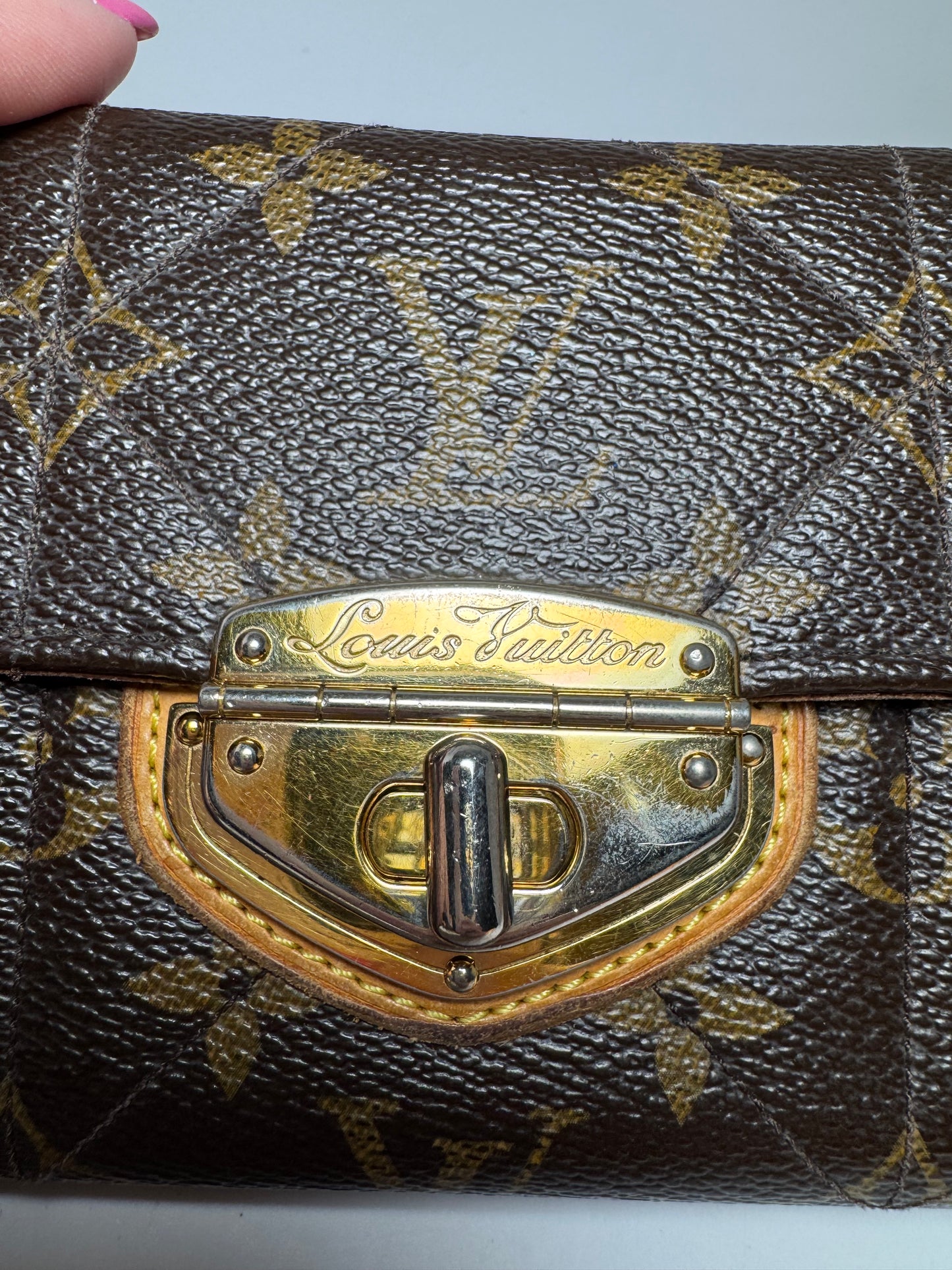 Louis Vuitton Limited Edition Etiole Sarah Wallet on Chain Monogram, Made in France 24th week of 2011