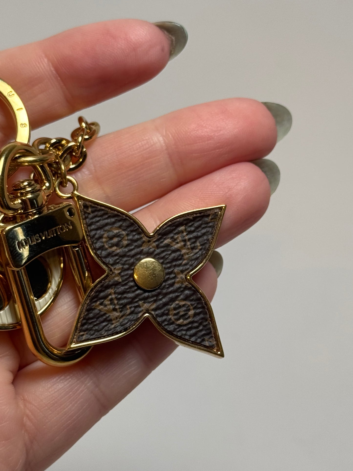 Louis Vuitton Fleur de Monogram Spring Street Bag Charm – Monogram, Pink & Gold