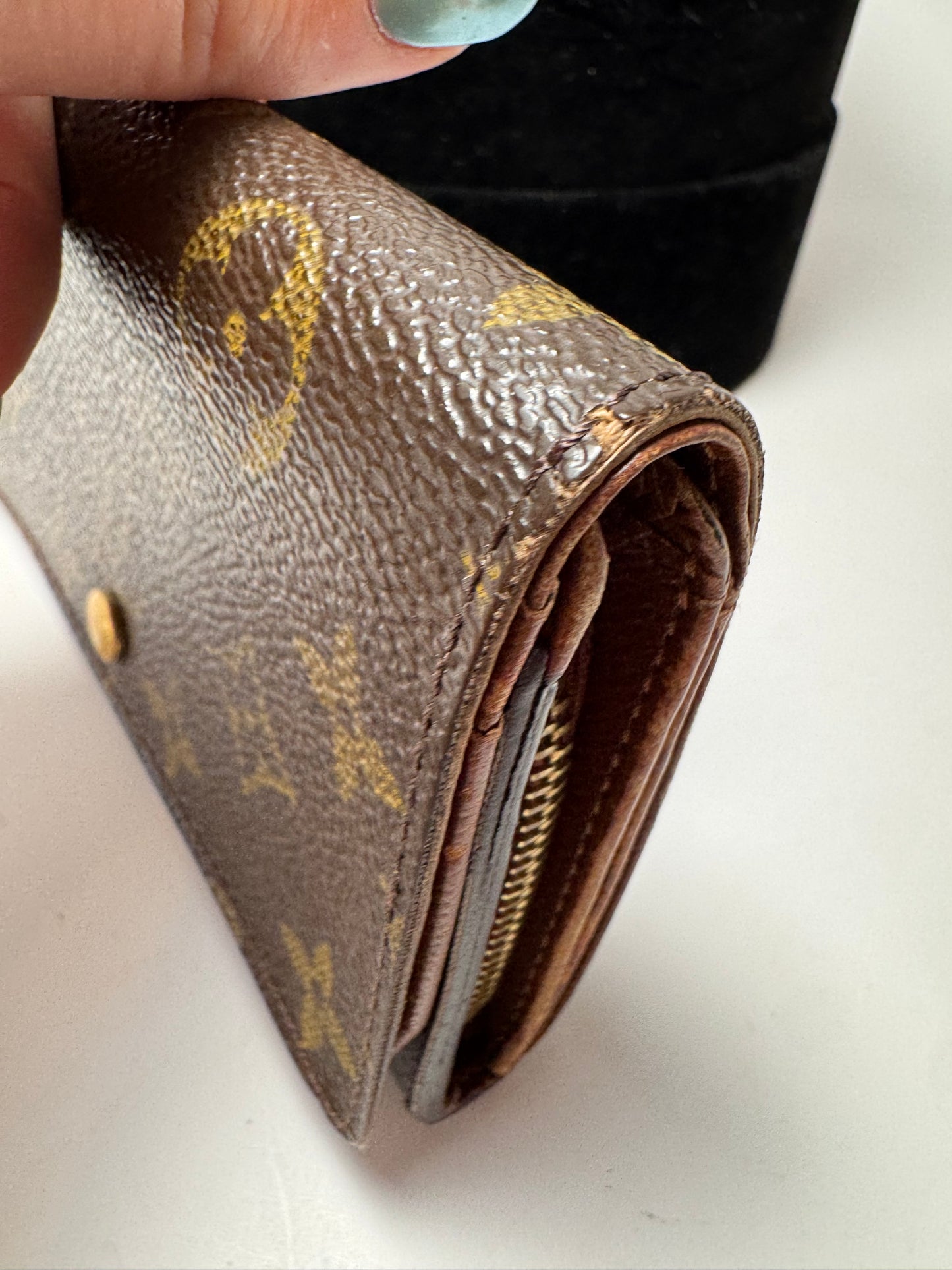 Louis Vuitton Porte Tressor Monogram Compact Wallet