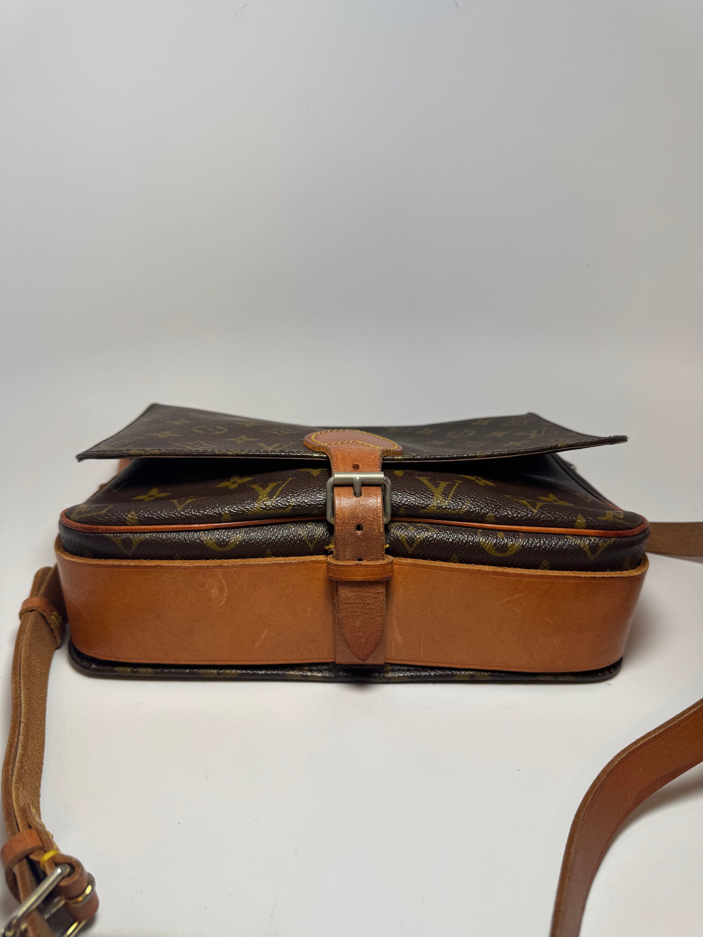 Louis Vuitton Cartouchière GM Monogram Crossbody/Shoulder Bag- Pre Date Code