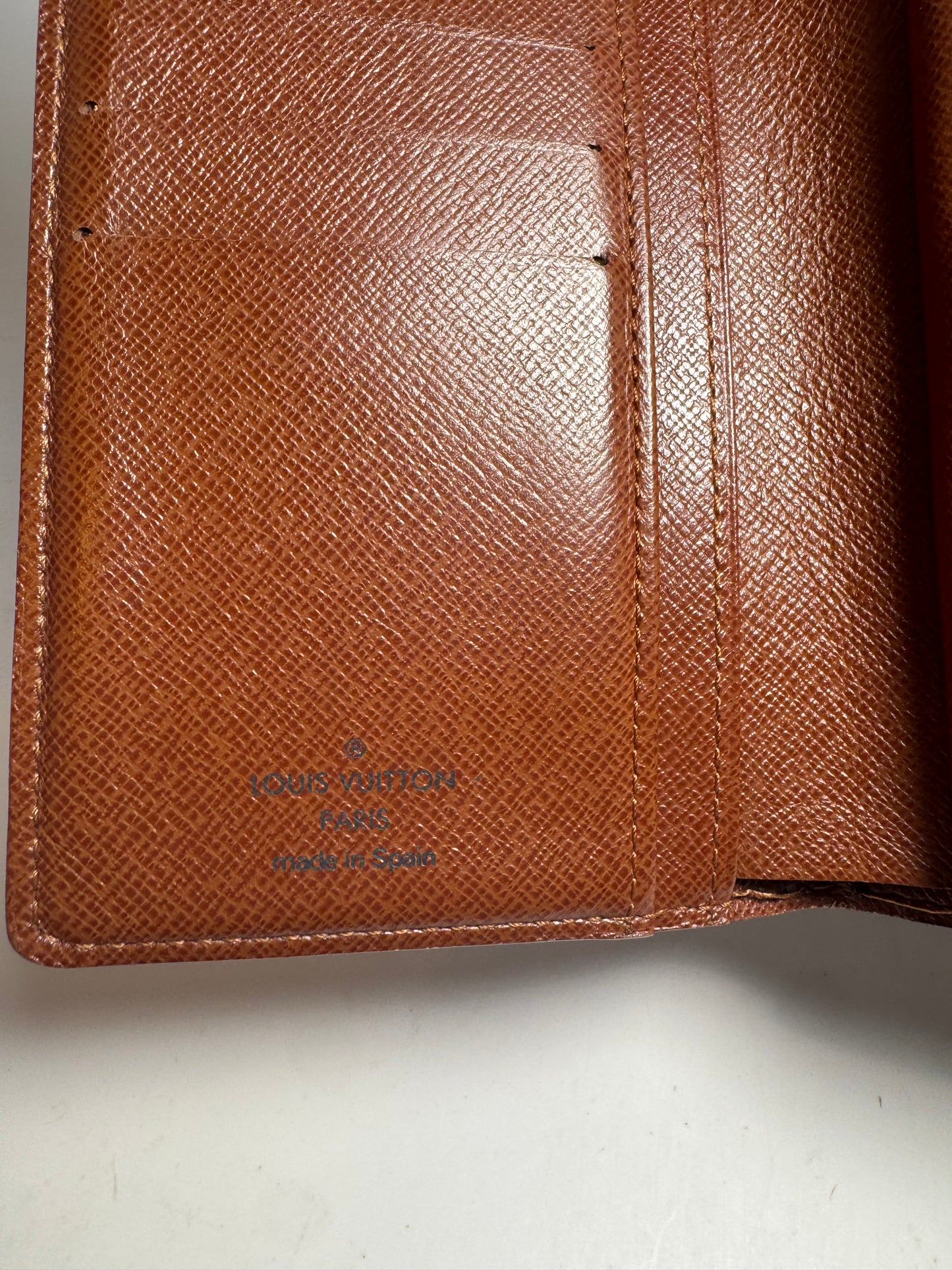 Louis Vuitton Monogram French Lock Coin Purse Kiss Lock Wallet