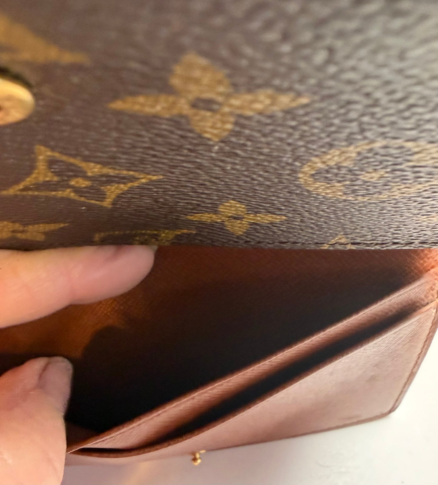 Louis Vuitton Porte Monnaie Tressor Monogram Wallet