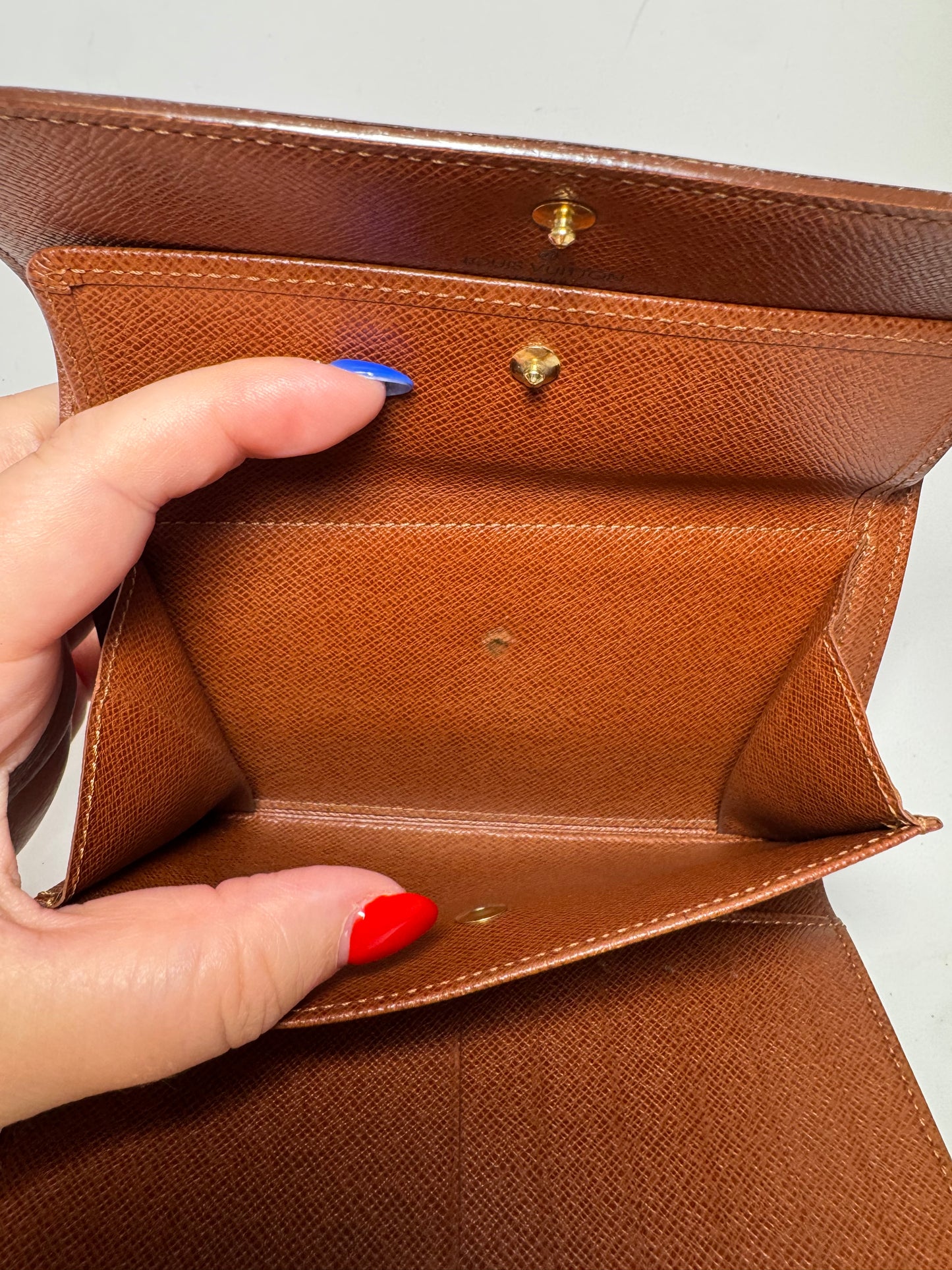 Louis Vuitton Monogram Porte Tresor Etui Papiers Wallet April 2000 in France