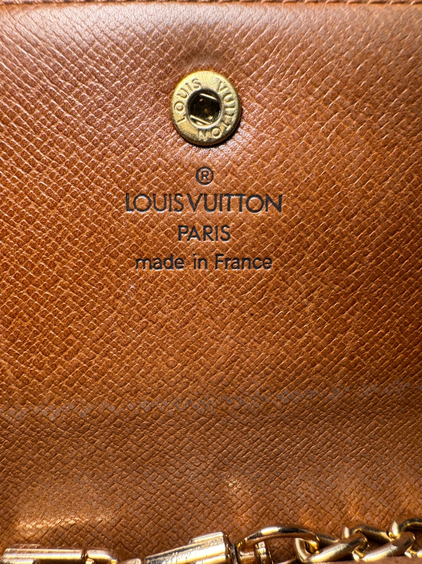 Louis Vuitton Sarah Monogram Wallet on Chain- Vintage 1994 March in France