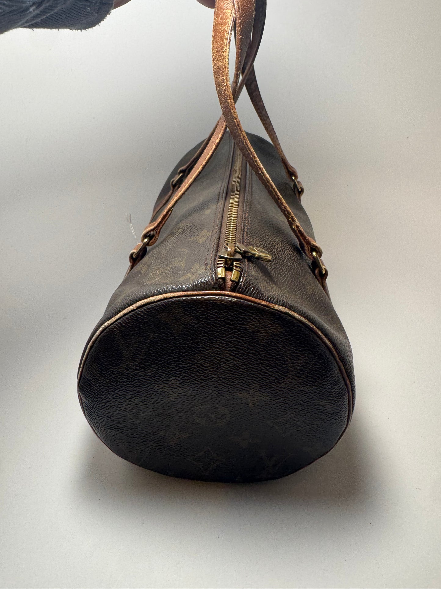 Louis Vuitton Papillon 30 Monogram Satchel/Barrel Bag Vintage France June 1994