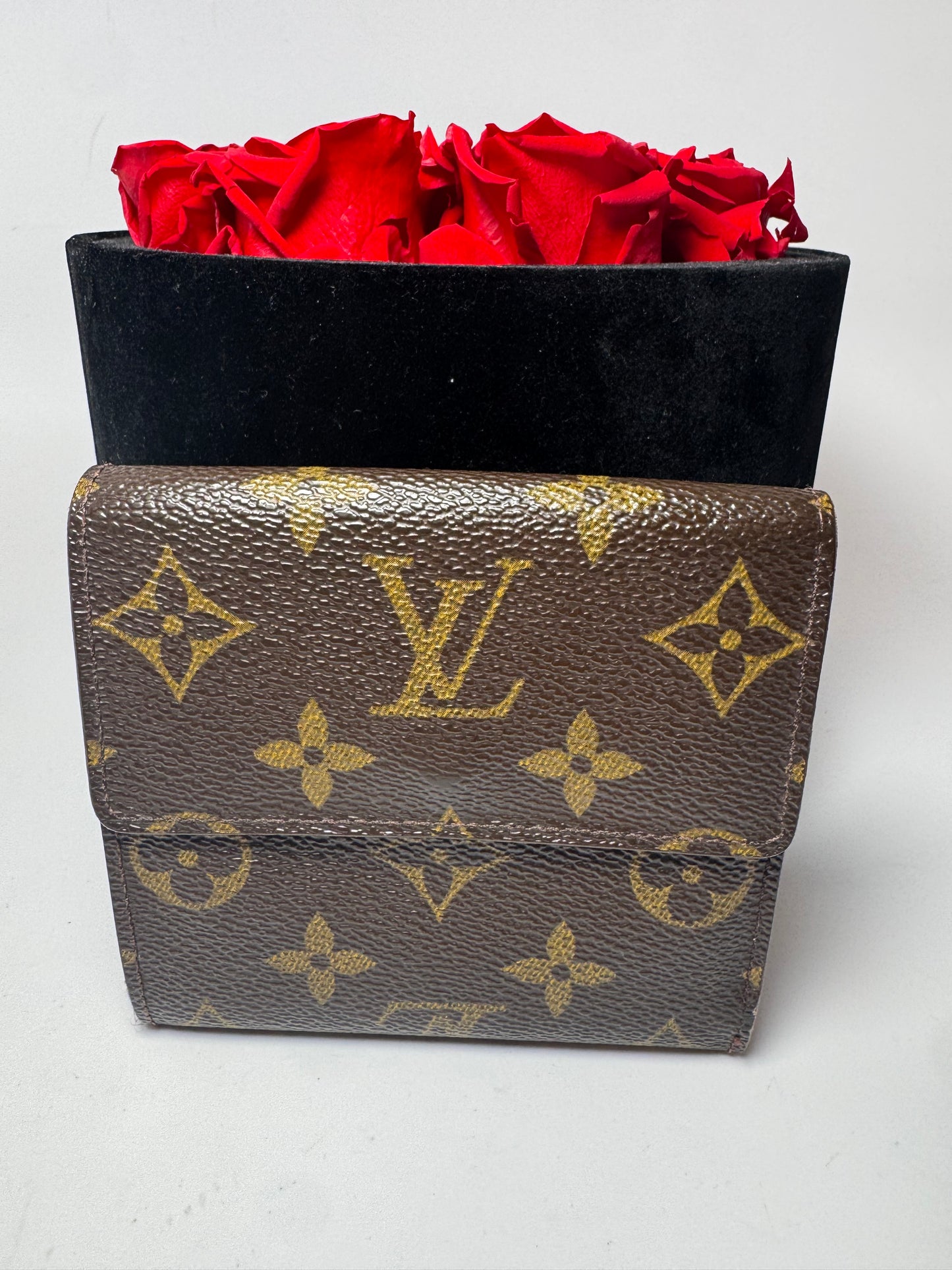 Louis Vuitton Elise Monogram Trifold Wallet Made in France