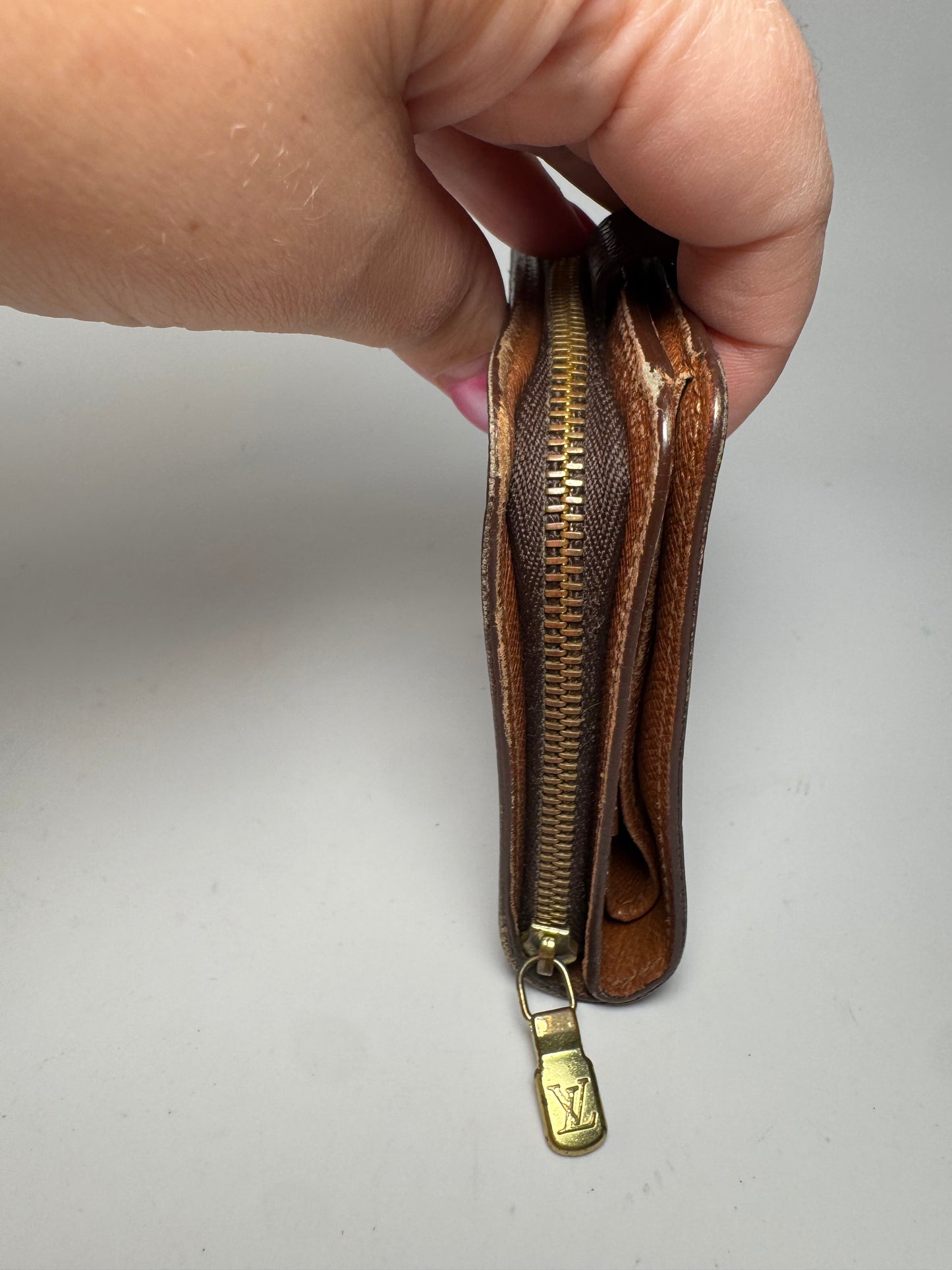Louis Vuitton Monogram Compact Zippy Wallet Made in Spain, May 1998