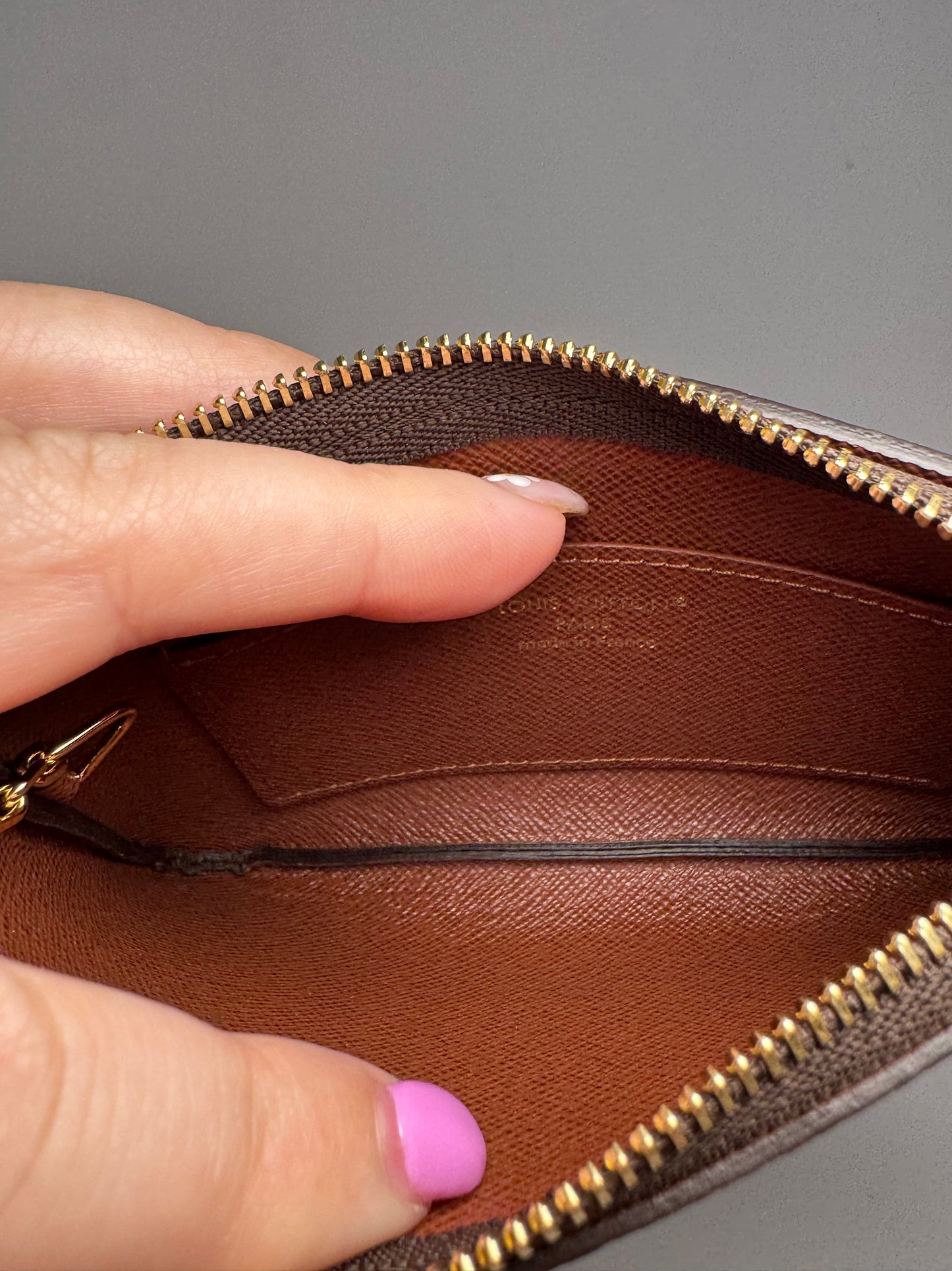 Louis Vuitton Key Pouch SMALL SIZE (Newer Size) Monogram