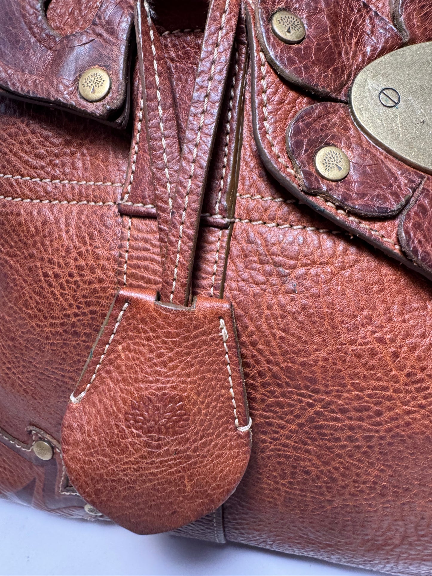 Mulberry Bayswater Satchel in Tooled Oak