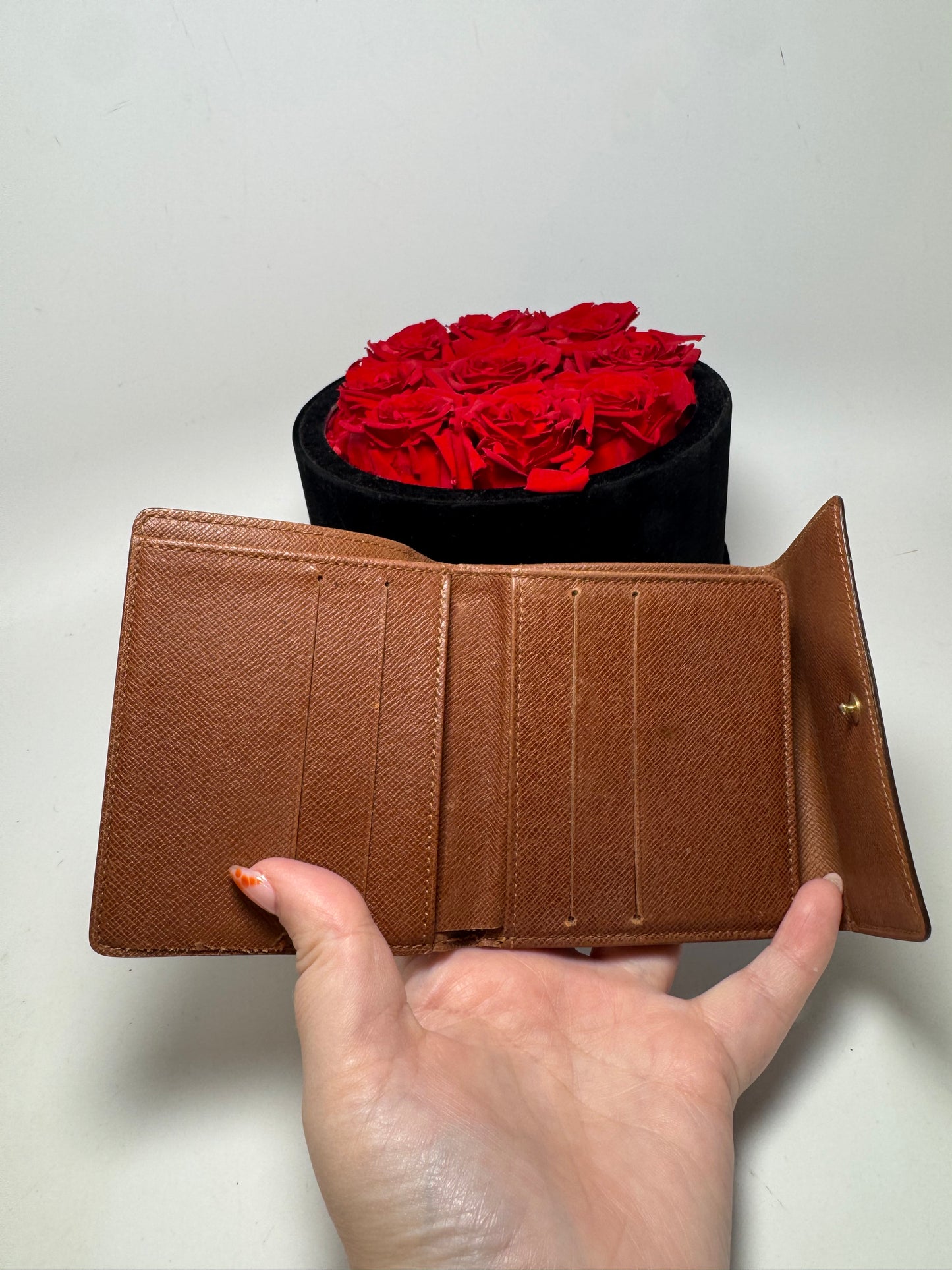Louis Vuitton Elise Monogram Wallet - Fair Condition